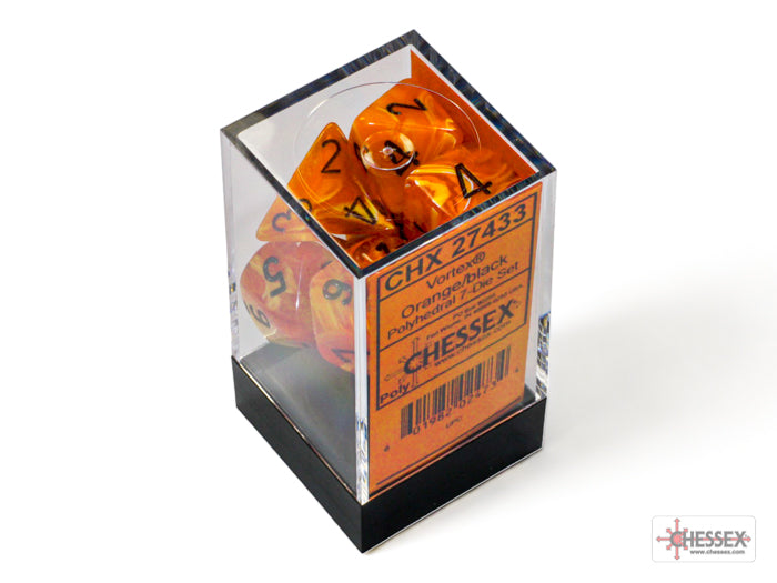 7-Set Cube Vortex Orange with Black