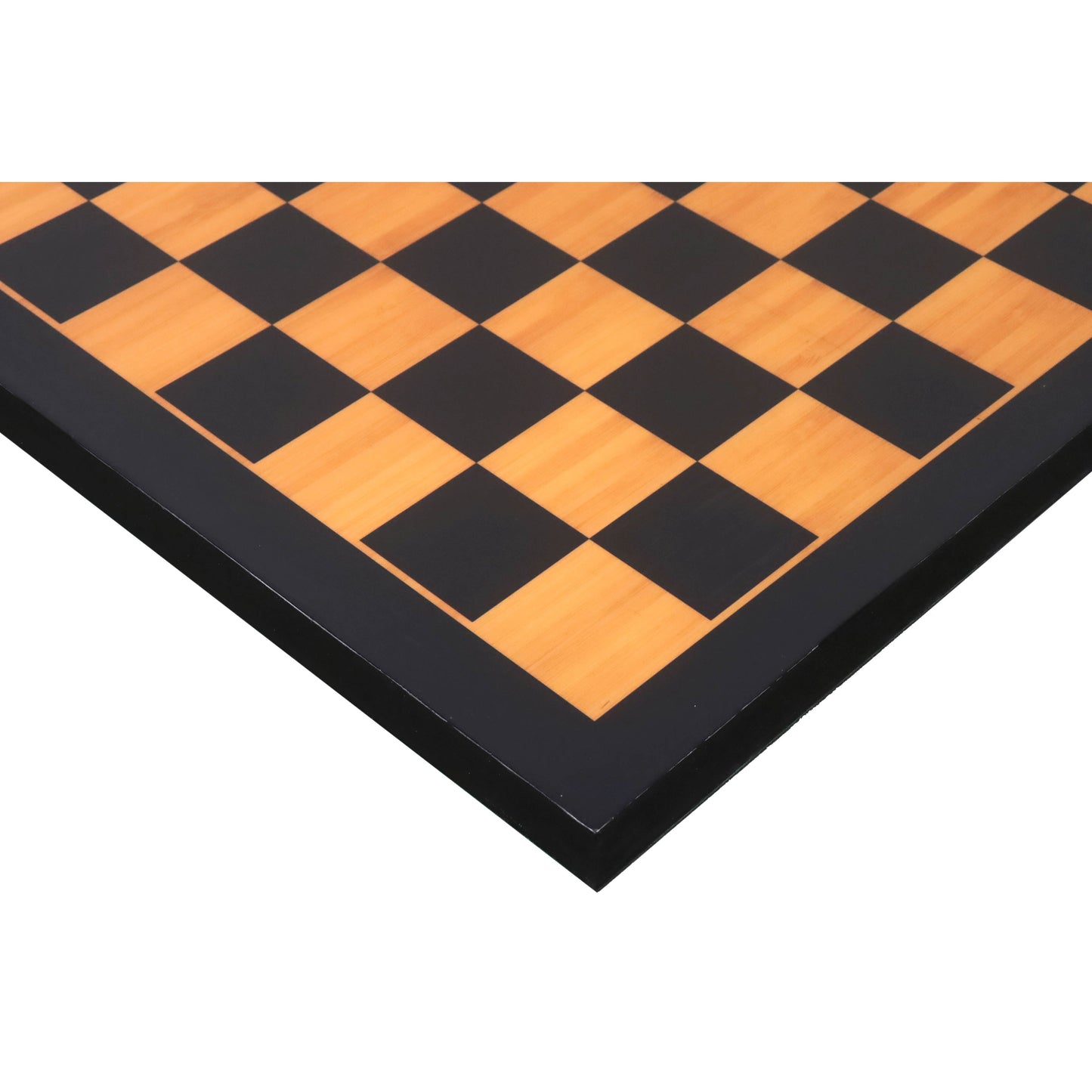 Slightly Imperfect 21" Wooden Printed Chess Board-Antique Boxwood & Ebony- 55mm square- Matt Finish