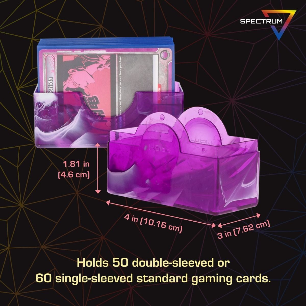 Prism Deck Case - 50 CT - Charoite Purple