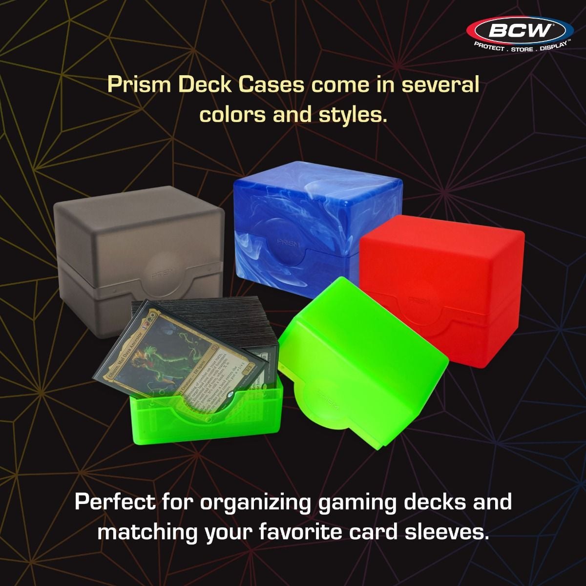 Prism Deck Case - Polished - Charoite Purple