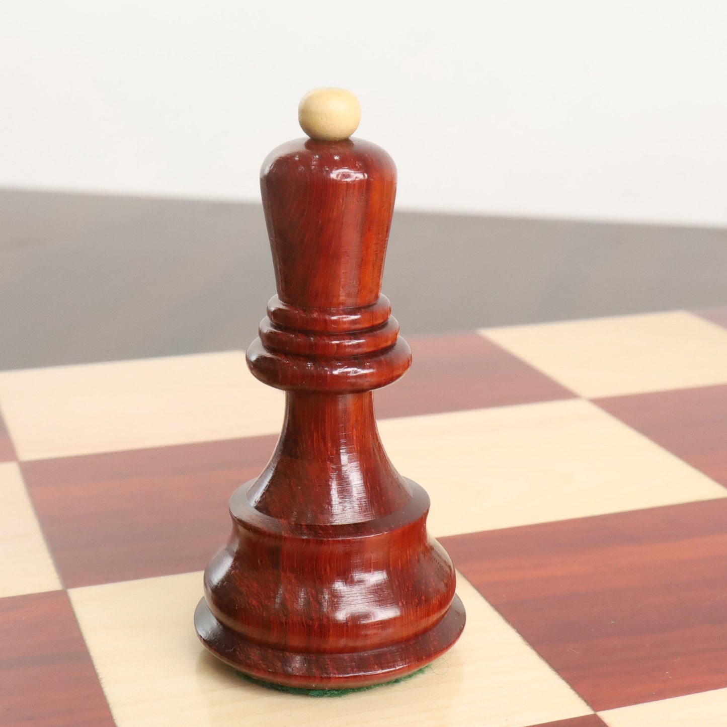 Slightly Imperfect Russian Zagreb 59' Chess Set - Chess Pieces Only - Double Weighted Bud Rose Wood