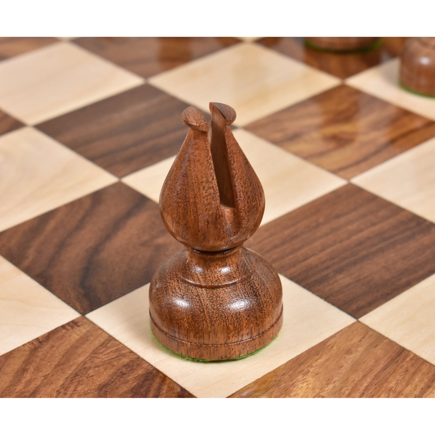 Slightly Imperfect 3.1" Library Series Staunton Chess Set - Chess Pieces Only - Weighted Boxwood & Acacia