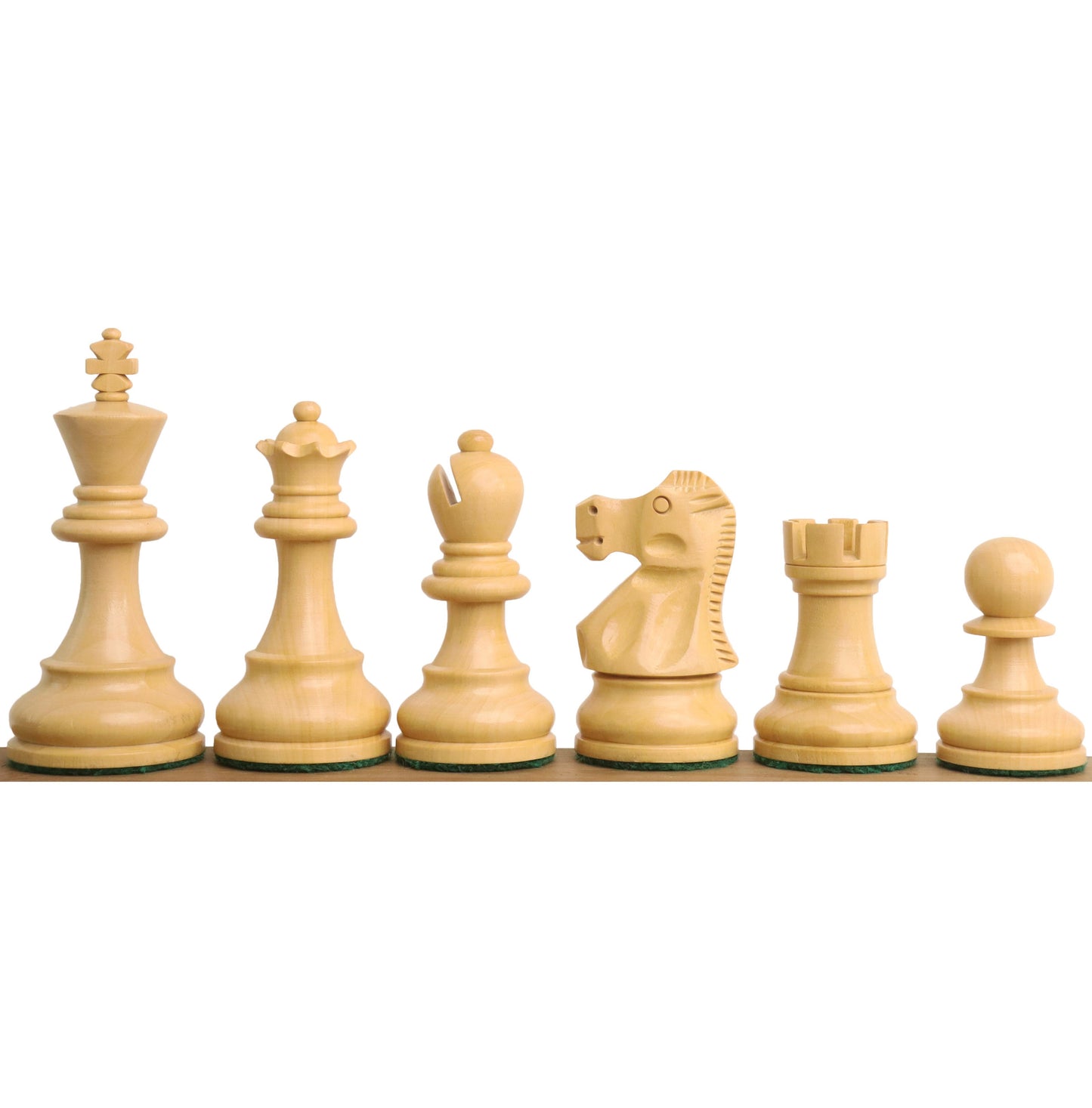 3.25" Reykjavik Series Staunton Chess Set- Chess Pieces Only - Weighted Golden Rosewood