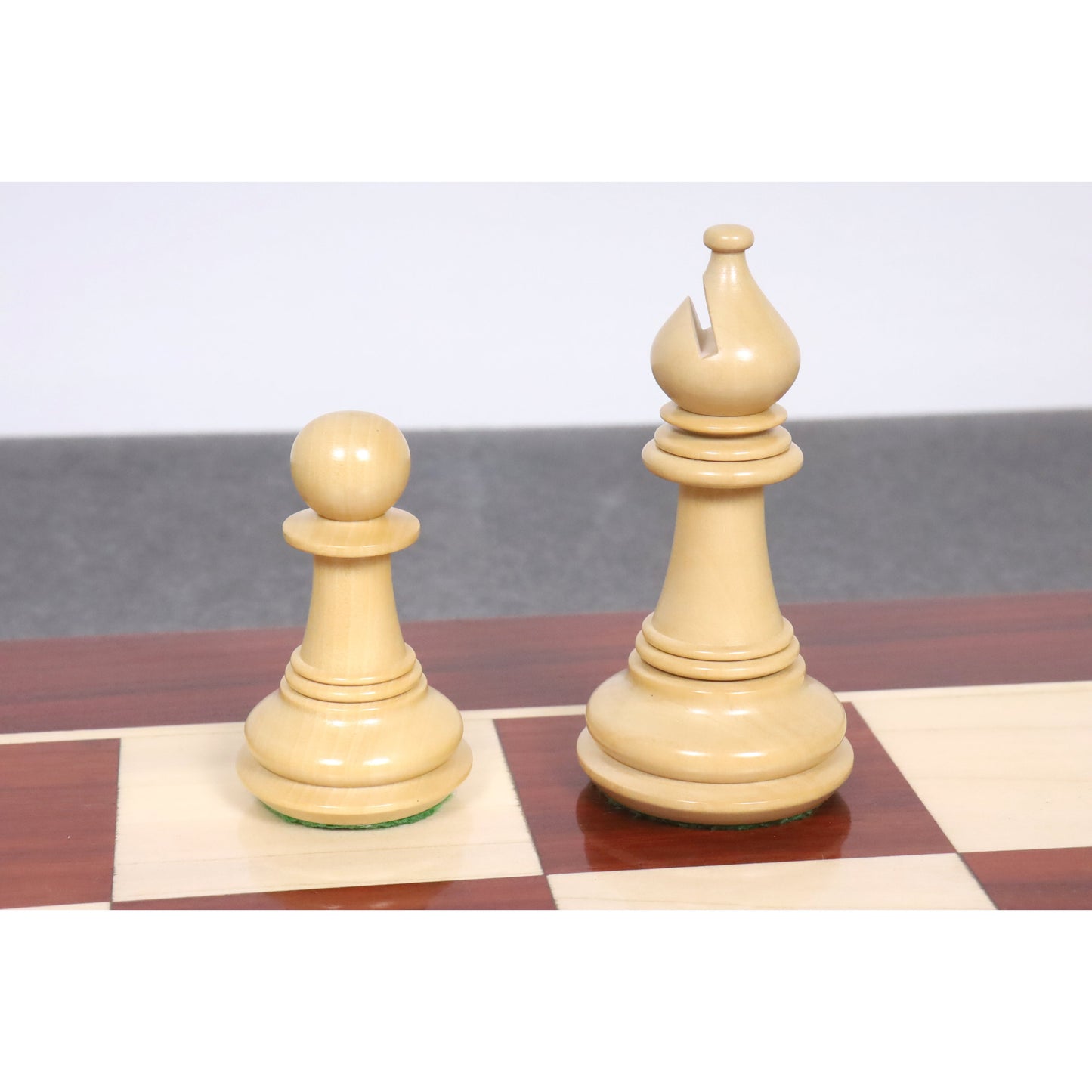 4.6" Spartacus Luxury Staunton Chess Set- Chess Pieces Only- Bud Rosewood Triple Weight