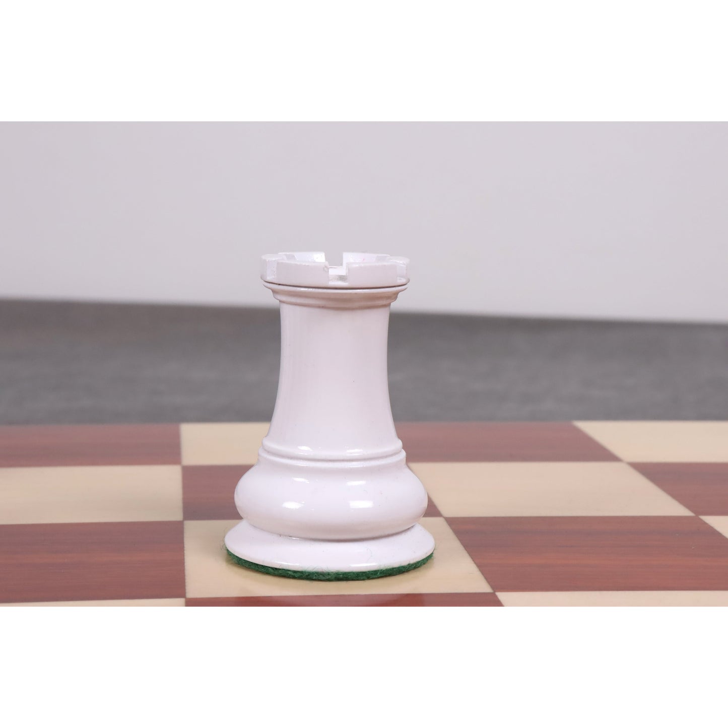 1849 Jacques Cook Staunton Collectors Chess Set- Chess Pieces Only - Red & White - 3.75"