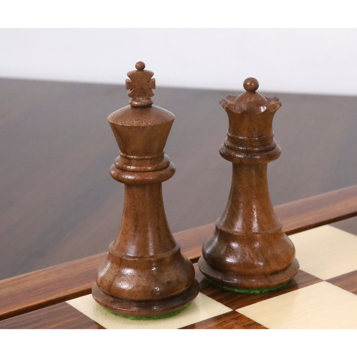 3" Professional Staunton Chess Set- Chess Pieces Only- Weighted Golden Rosewood