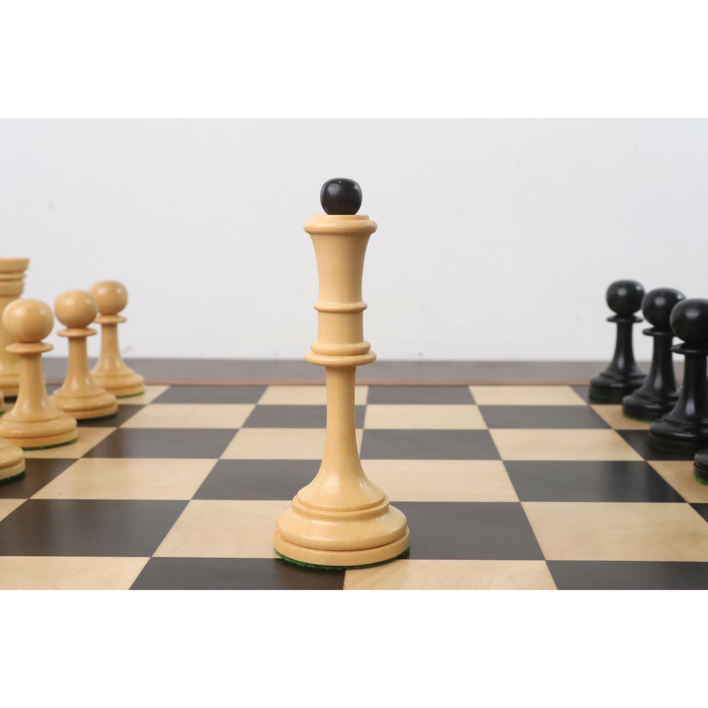 4.8" Averbakh Soviet Russian Chess Pieces Only Set- Double Weighted Boxwood