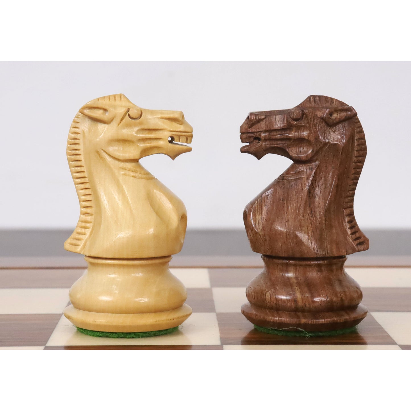 3" Professional Staunton Chess Set- Chess Pieces Only- Weighted Golden Rosewood
