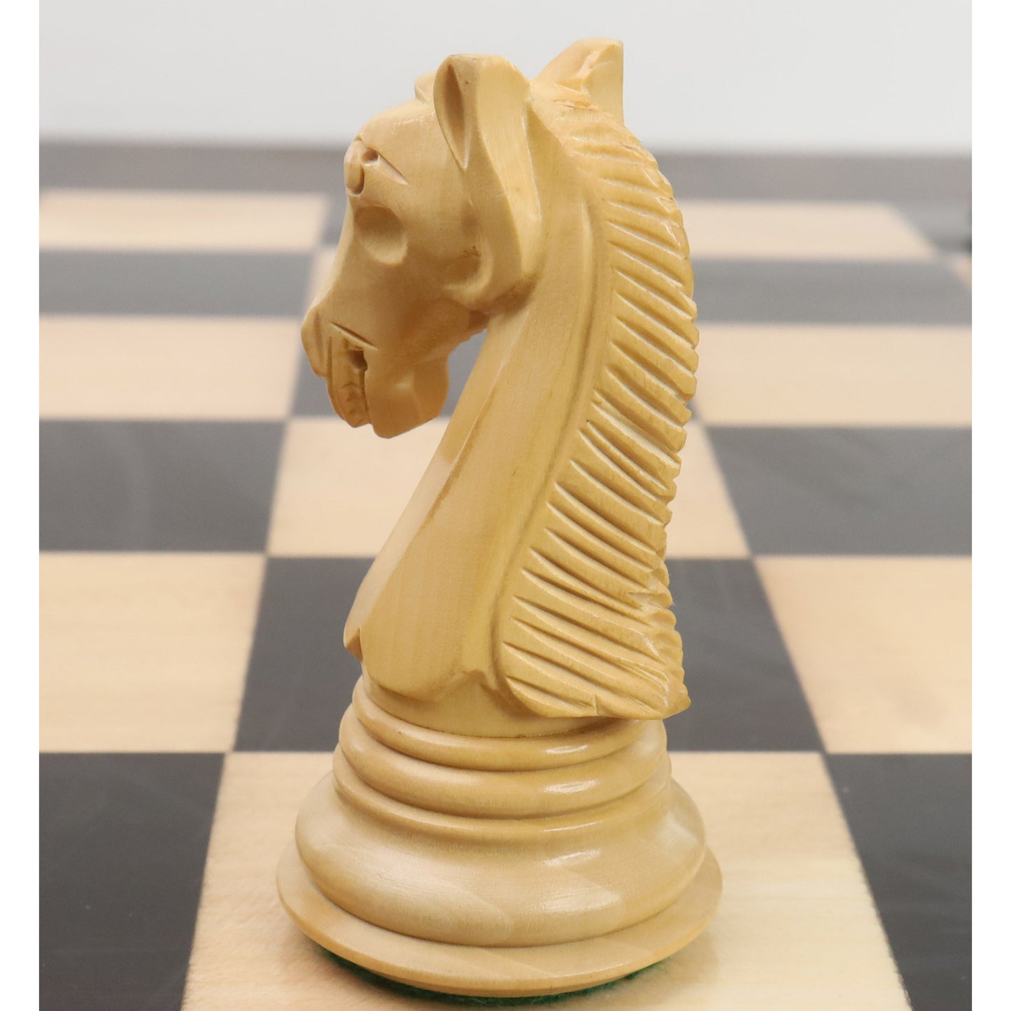 3.9" New Columbian Staunton Chess Set- Chess Pieces Only - Ebony Wood - Double Weighted