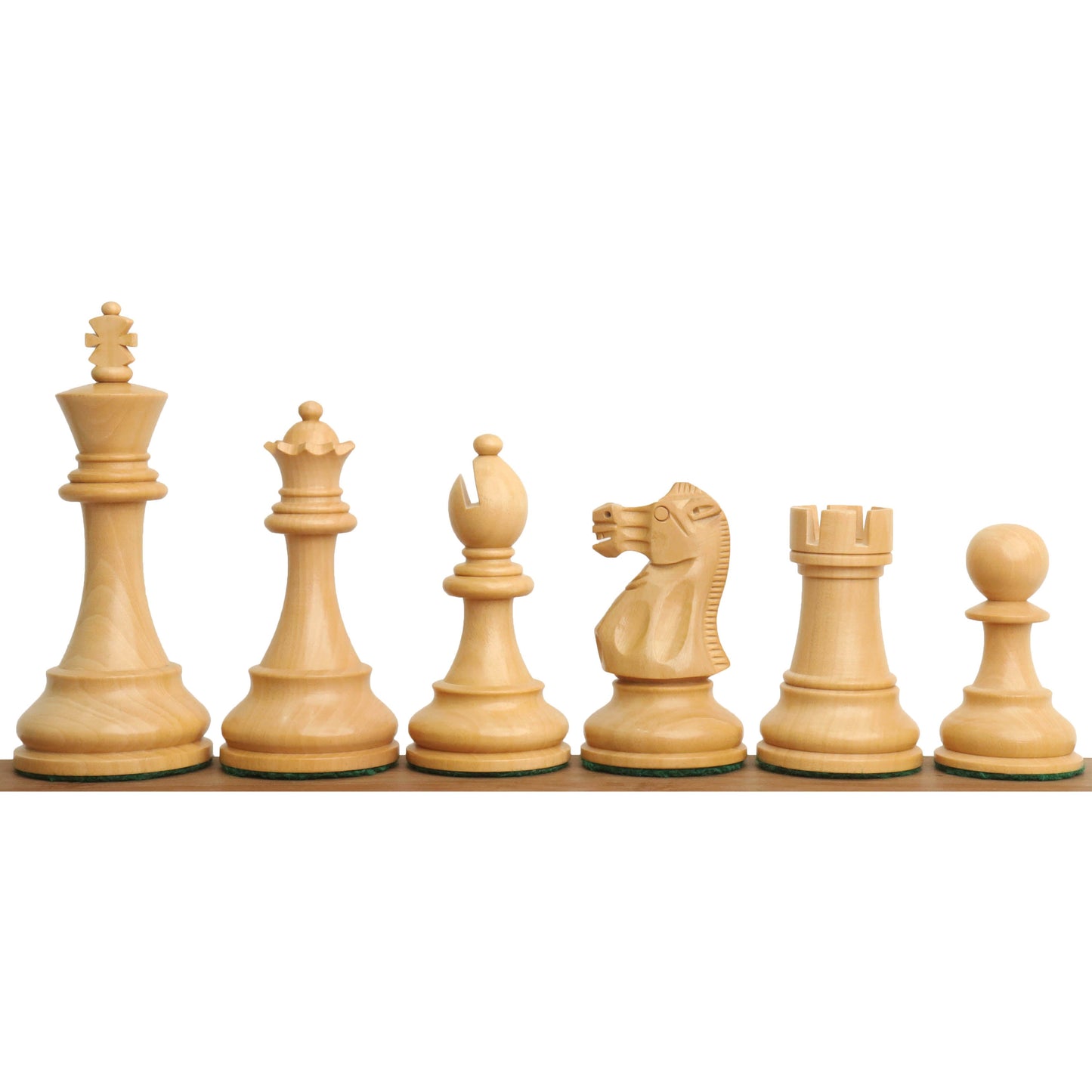 4.1" New Classic Staunton Wooden Chess Set- Chess Pieces Only - Weighted Golden Rosewood
