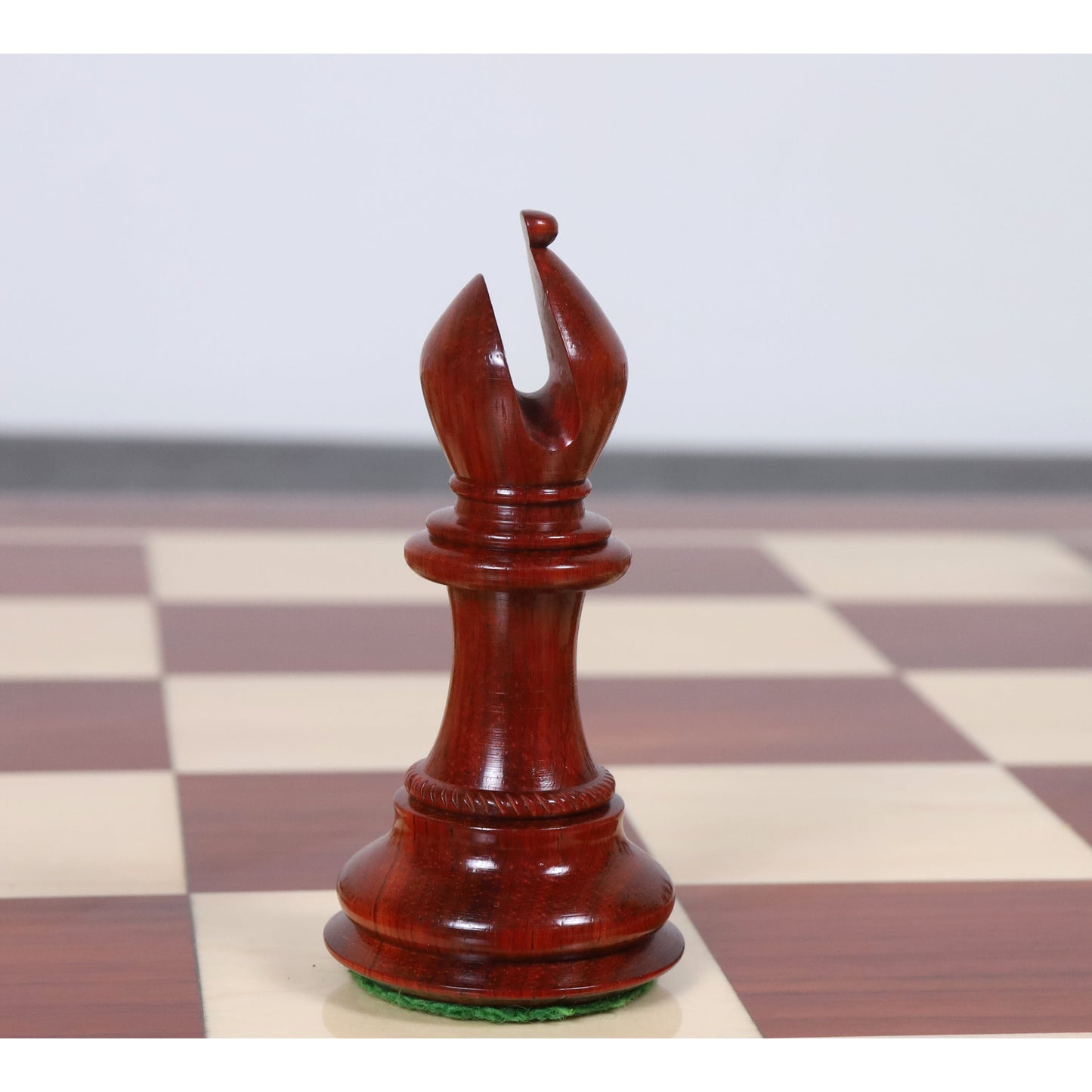 Combo of 4.5" Sheffield Staunton Luxury Chess Set - Pieces in Bud Rosewood with Chessboard and Storage Box