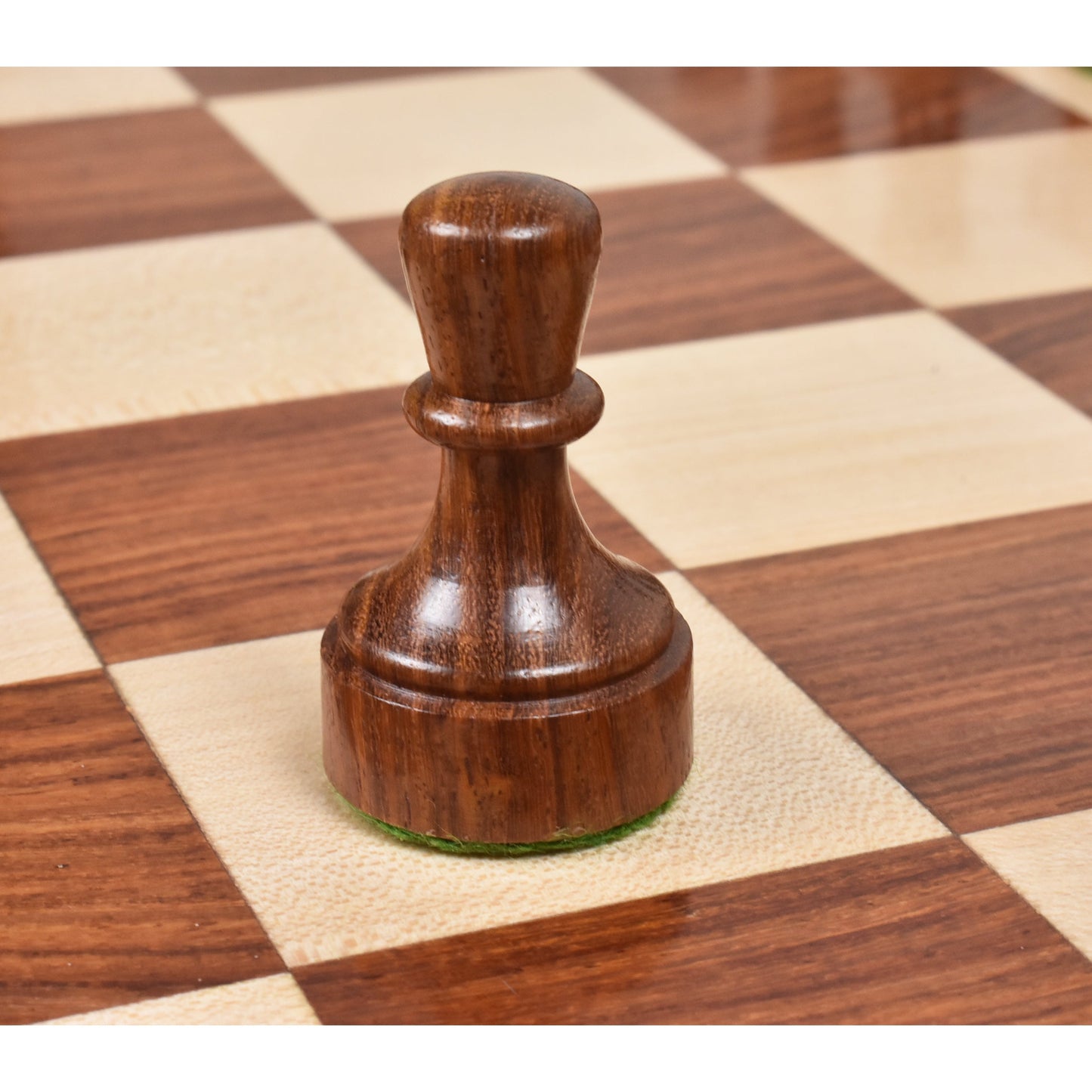 Bundesform German Staunton Alternative Chess Set- Chess Pieces Only- Golden Rosewood – 3.8″