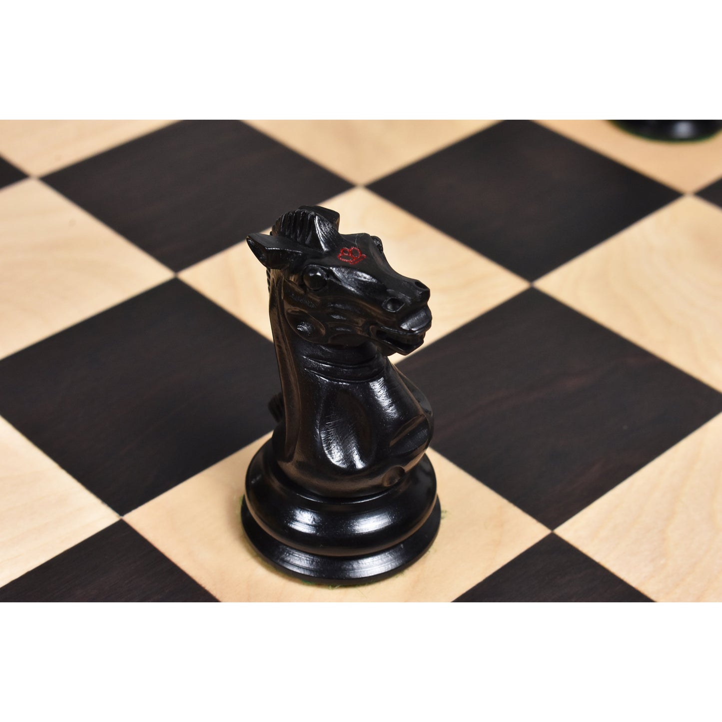 1849 Jacques Cook Staunton Collectors Chess Set- Chess Pieces Only - Ebony Wood - 3.75"