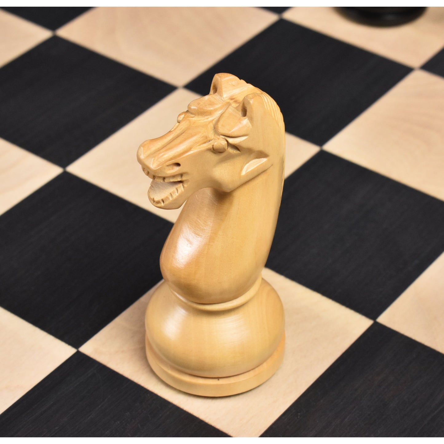 4.5" Circa 1960's Soviet Russian Chess Set- Chess Pieces Only-Double Weighted Boxwood
