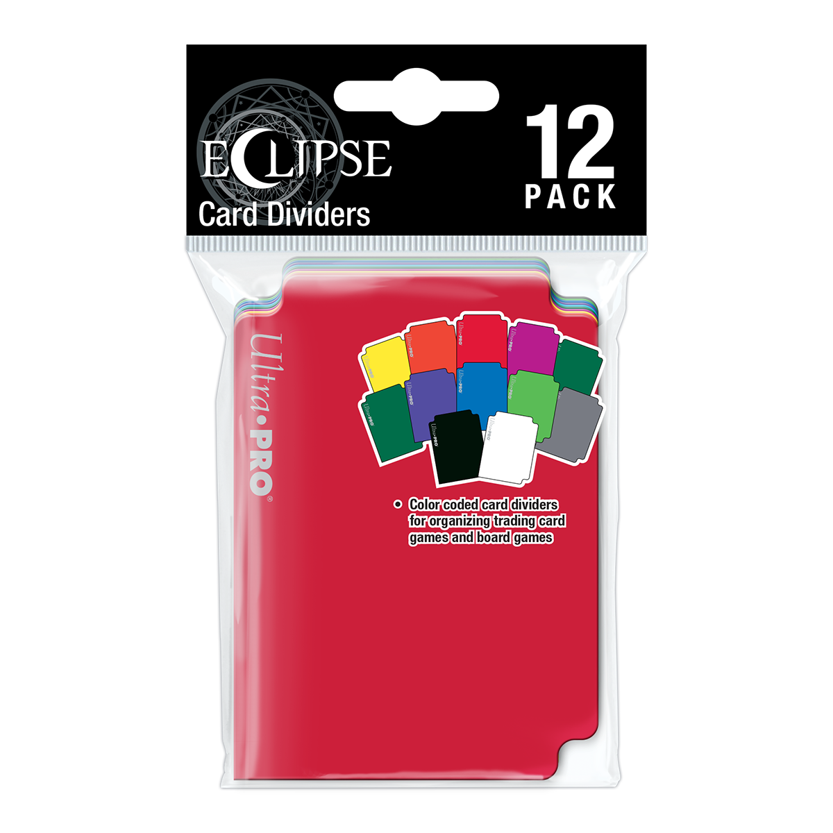 Eclipse Multi-Colored Card Deck Dividers Pack (12ct)