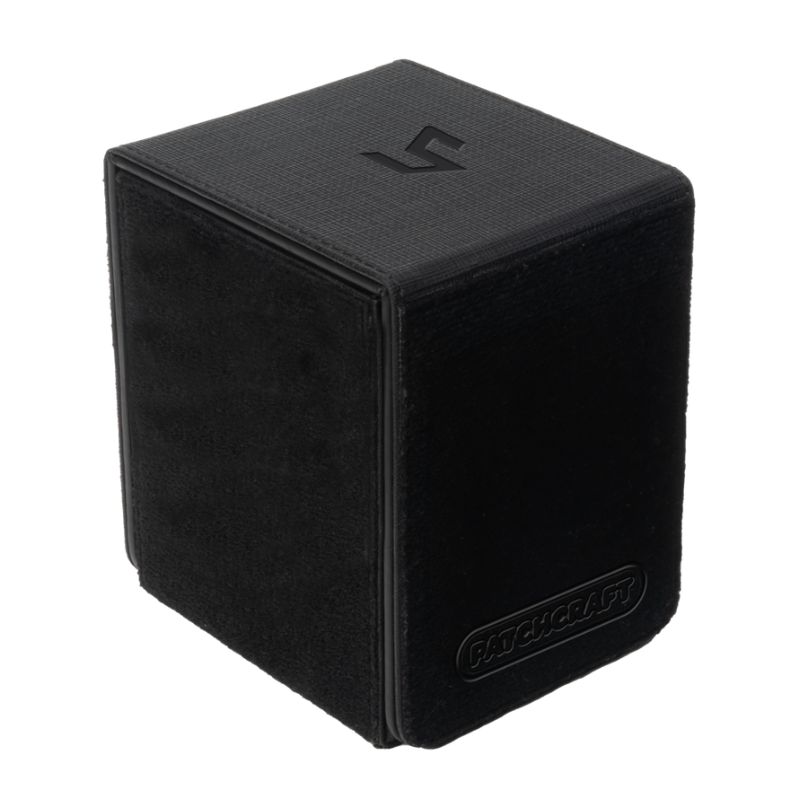 Ultra Pro Deck Box: Alcove Flip Patchcraft Black