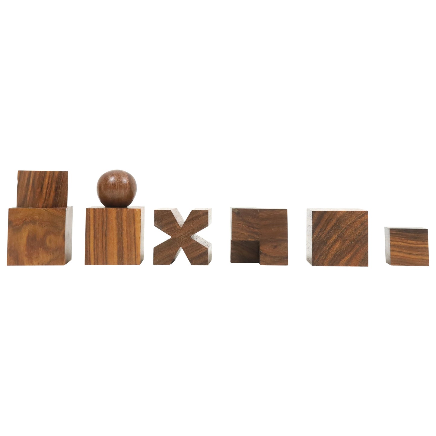 1923 Bauhaus Combo Chess Set - Golden Rosewood Chess Pieces + Chess Board