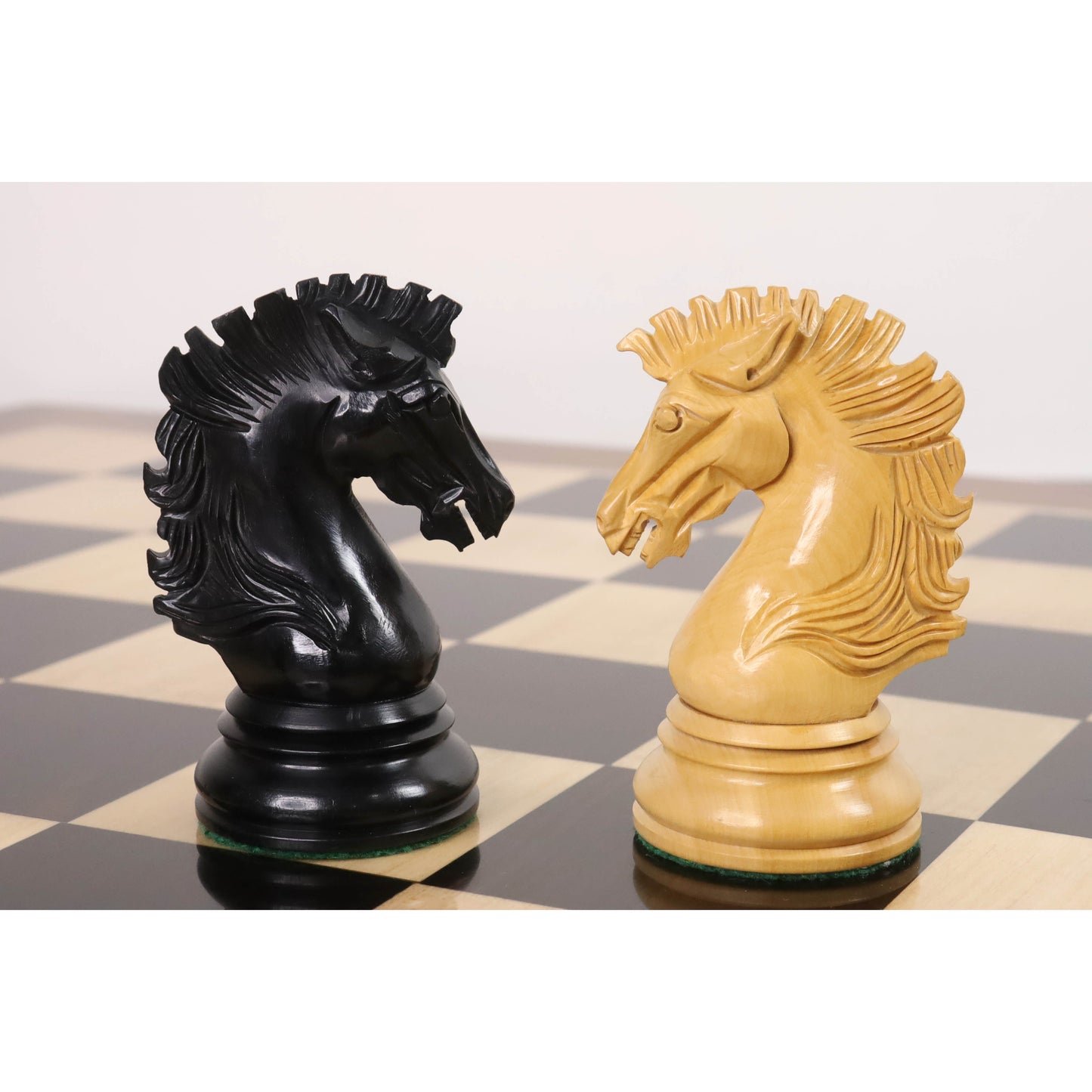 Combo of Alexandria Luxury Staunton Triple Weighted Chess set - Pieces in Ebony Wood with 23inches Chessboard and Storage Box