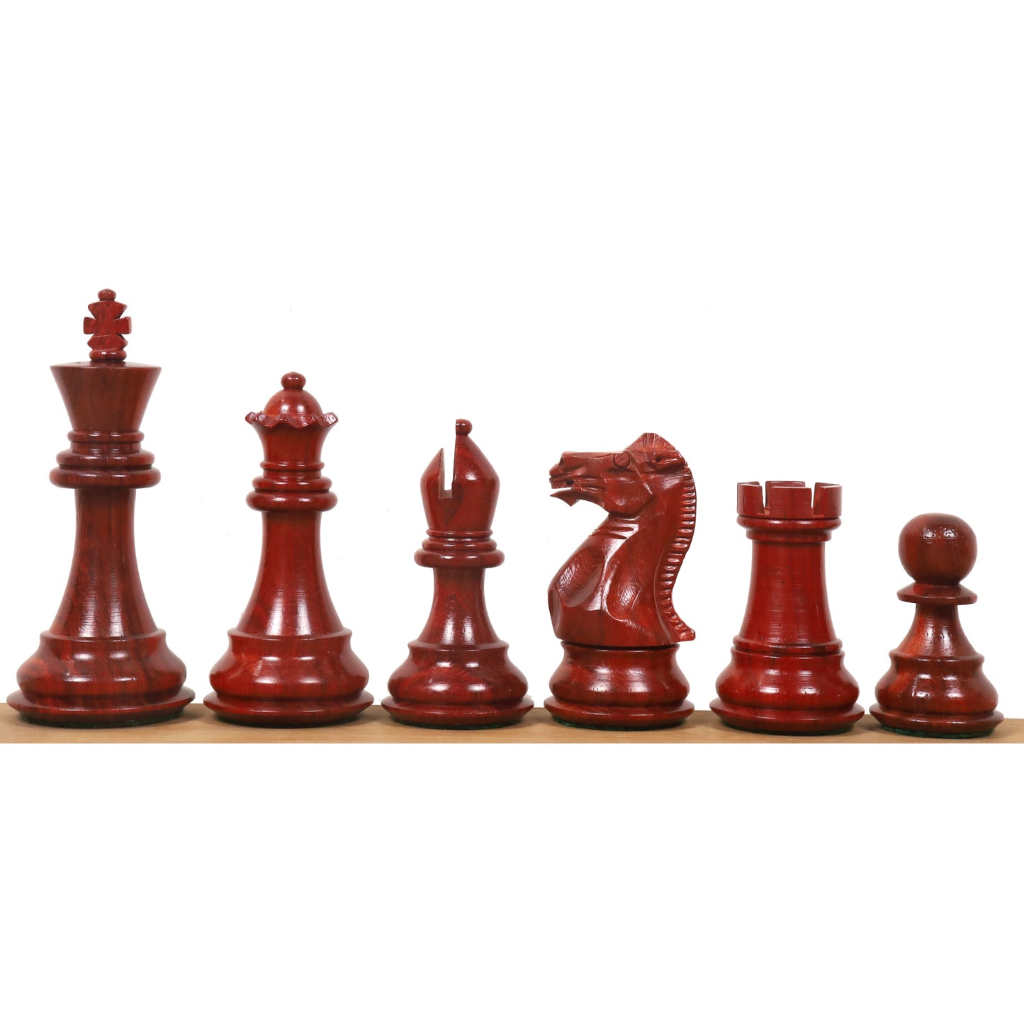 Combo of 3.9" Professional Staunton Chess Set - Pieces in Bud Rosewood With Board and Box