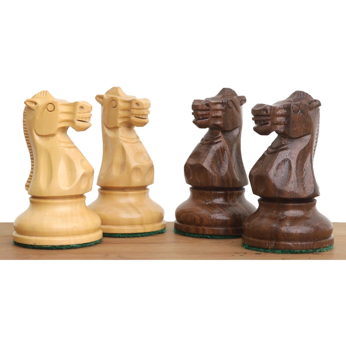 4.1" New Classic Staunton Wooden Chess Set- Chess Pieces Only - Weighted Golden Rosewood