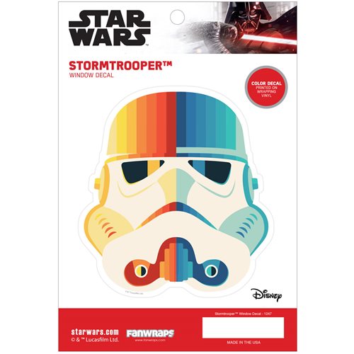 Star Wars Chromatic Stormtrooper Window Decal
