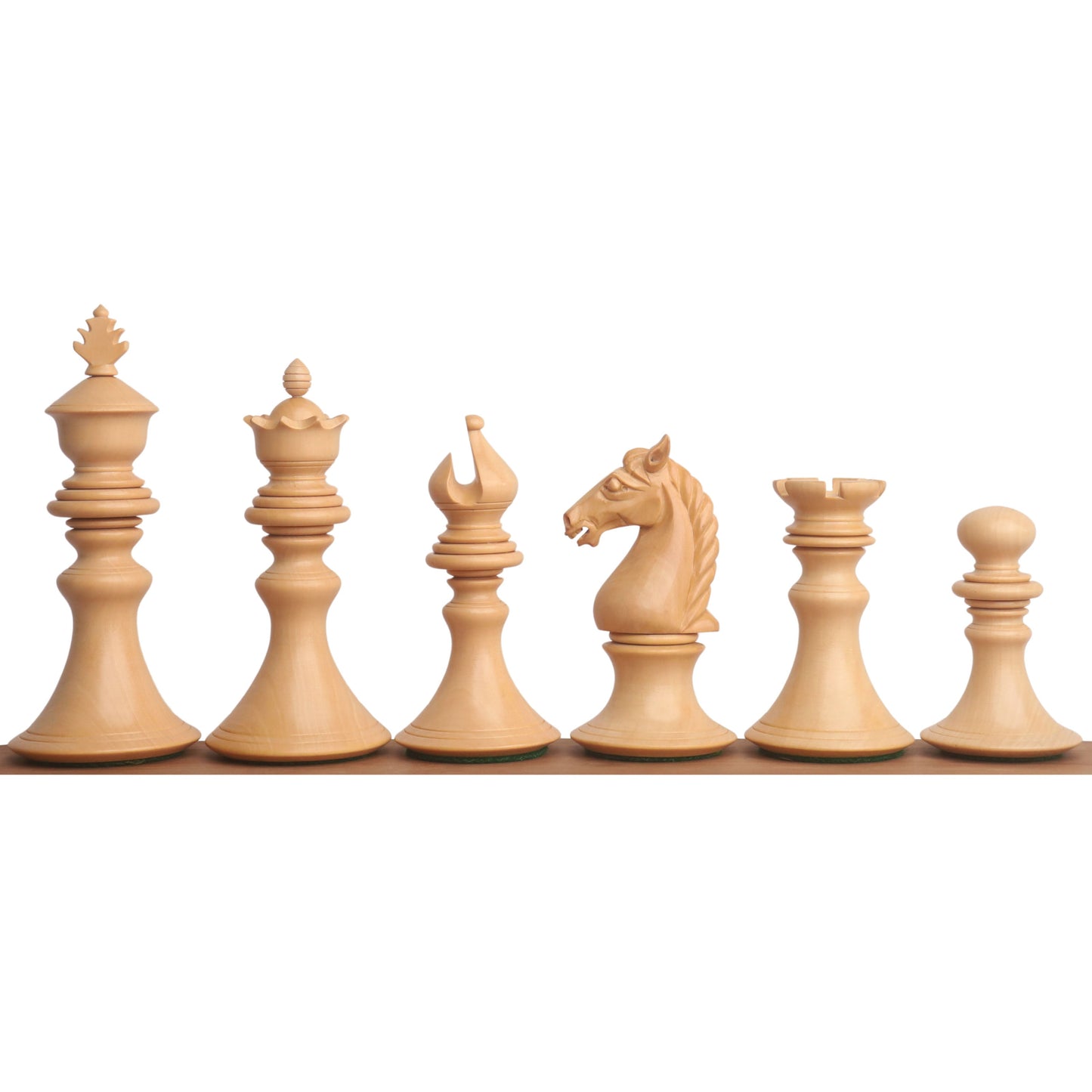 4.3" Aristocrat Series Luxury Staunton Chess Set- Chess Pieces Only - Bud Rosewood & Boxwood