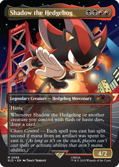 Magic the Gathering CCG: Secret Lair Sonic - Friends and Foes Regulare/Non-Foil