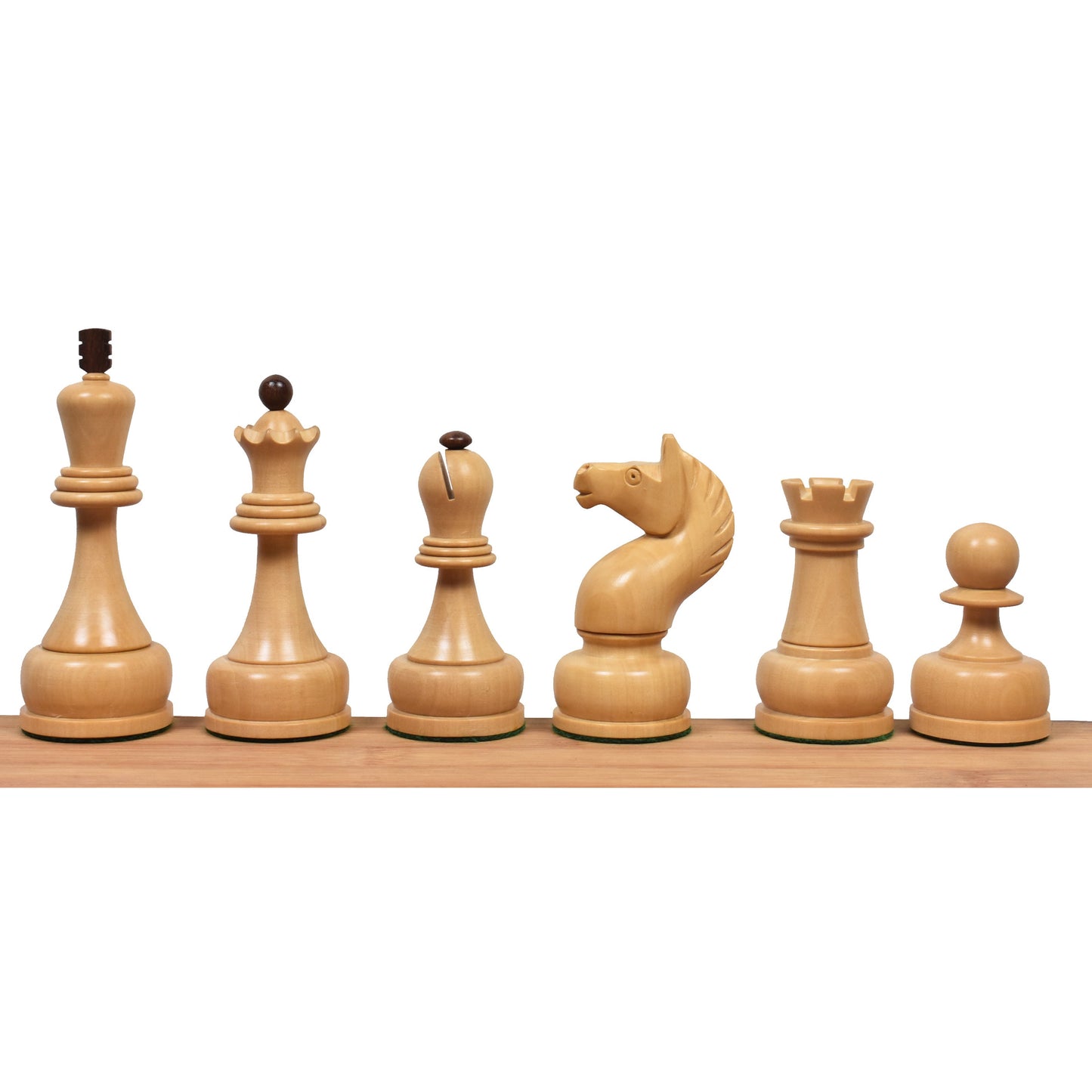 1960's Soviet Championship Tal Chess Set- Chess Pieces Only - Golden Rosewood - 4" King