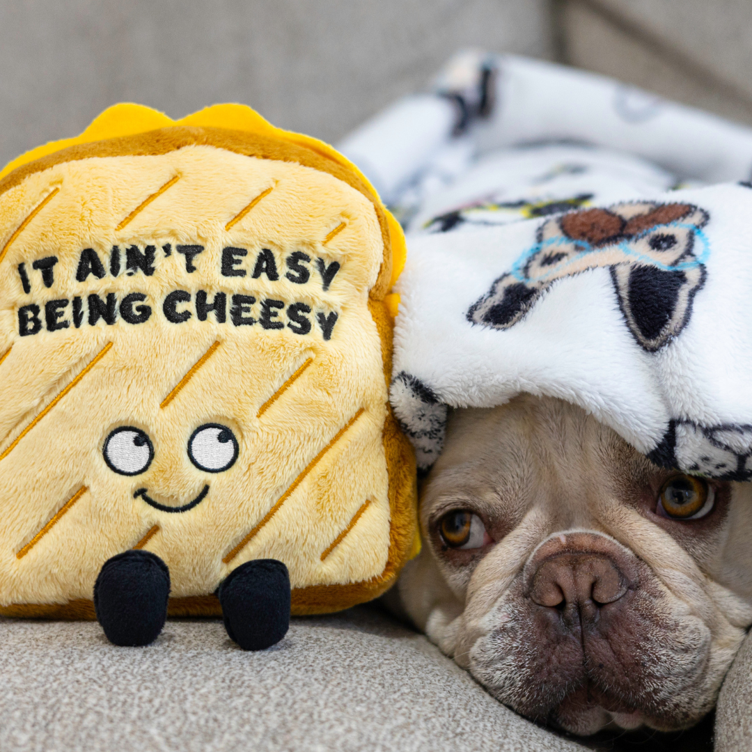 Plush Grilled Cheese "It Ain't Easy Being Cheesy"