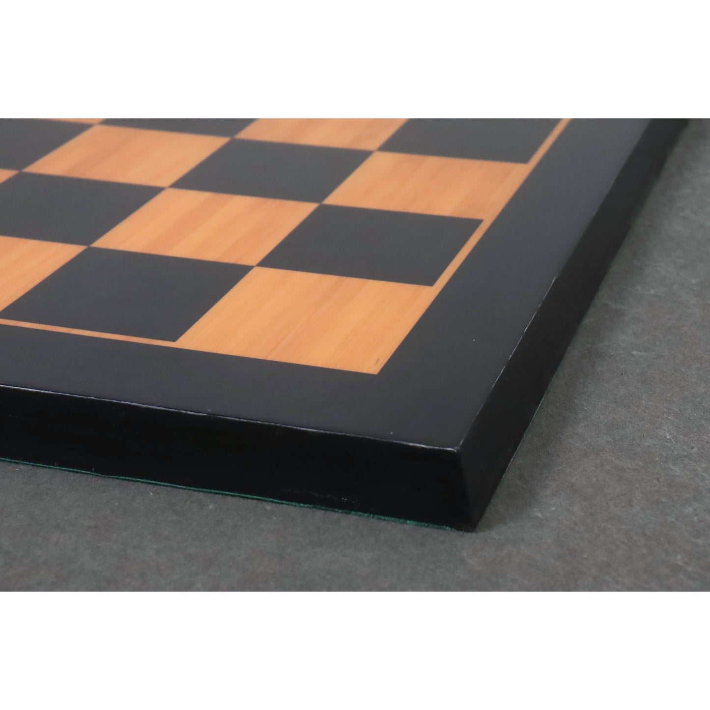 Slightly Imperfect 21" Wooden Printed Chess Board-Antique Boxwood & Ebony- 55mm square- Matt Finish