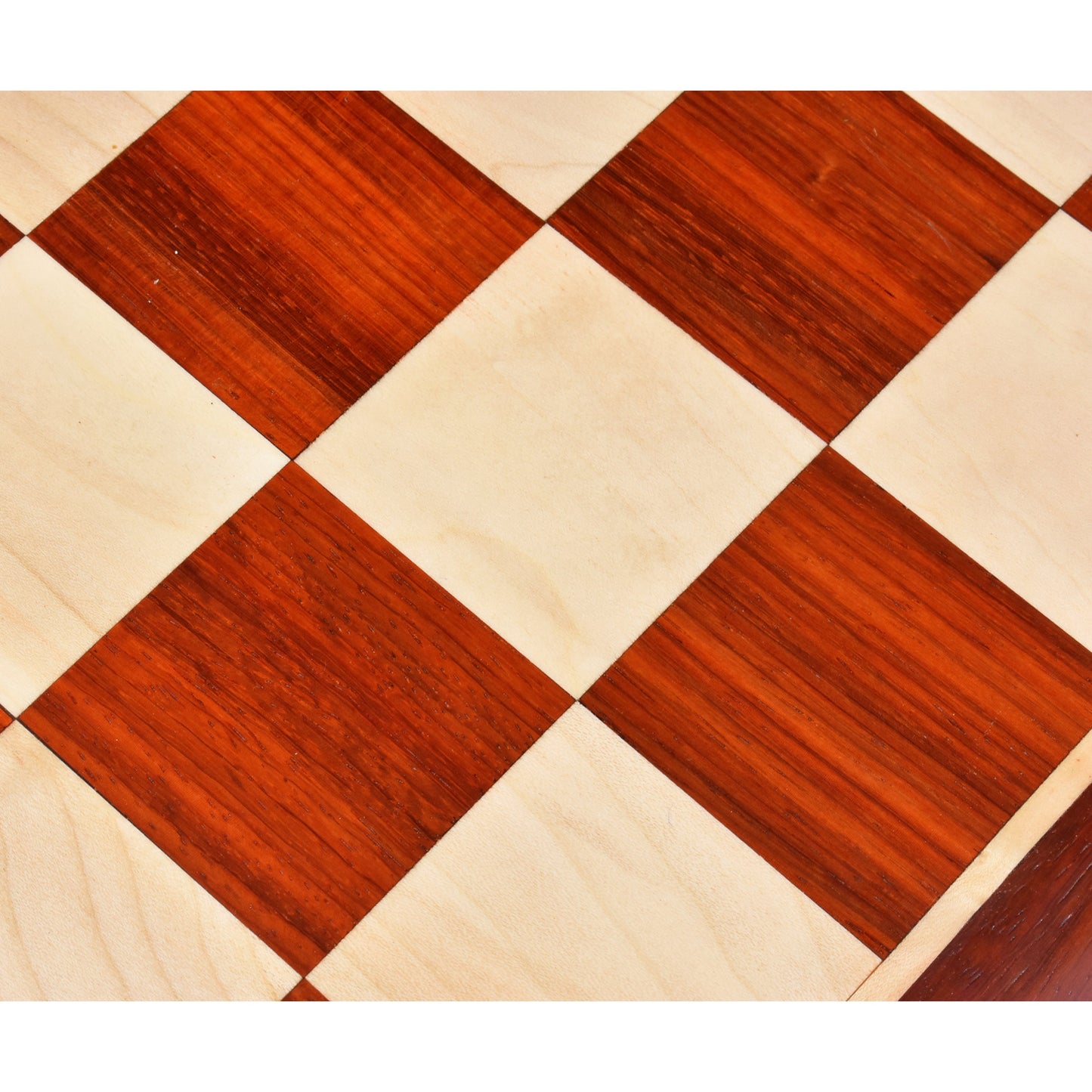21" Bud Rosewood & Maple Wood Chess board with 55 mm Wooden Square
