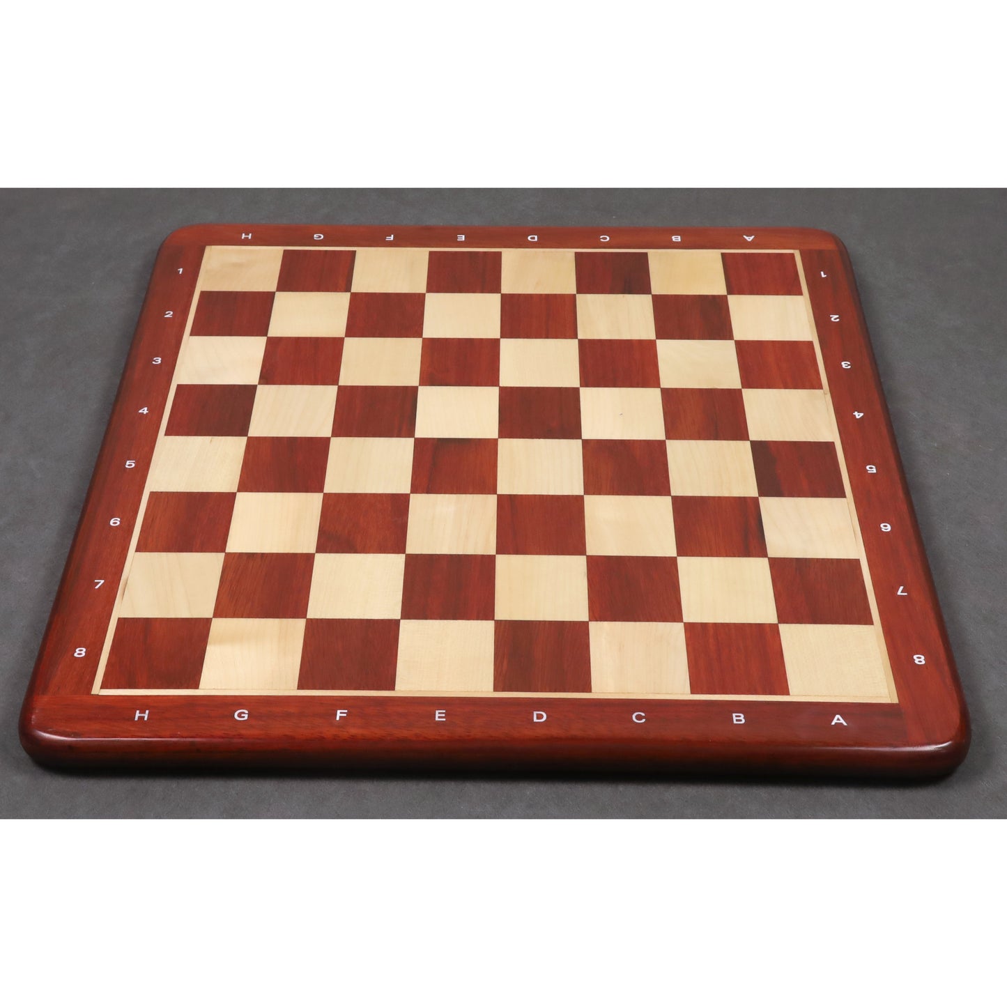 19″ Bud Rosewood & Maple Wood Chess board – 50 mm Square- Algebraic Notations