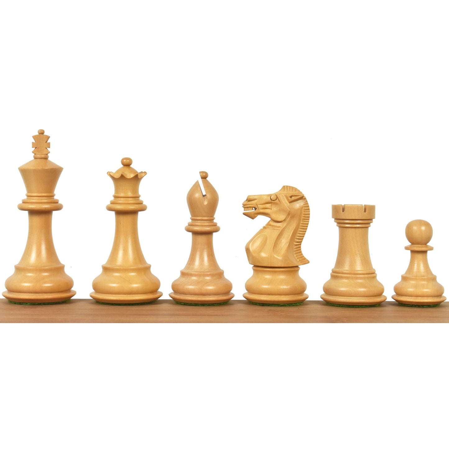 3.6" Professional Staunton Chess Set- Chess Pieces Only- Weighted Golden Rosewood