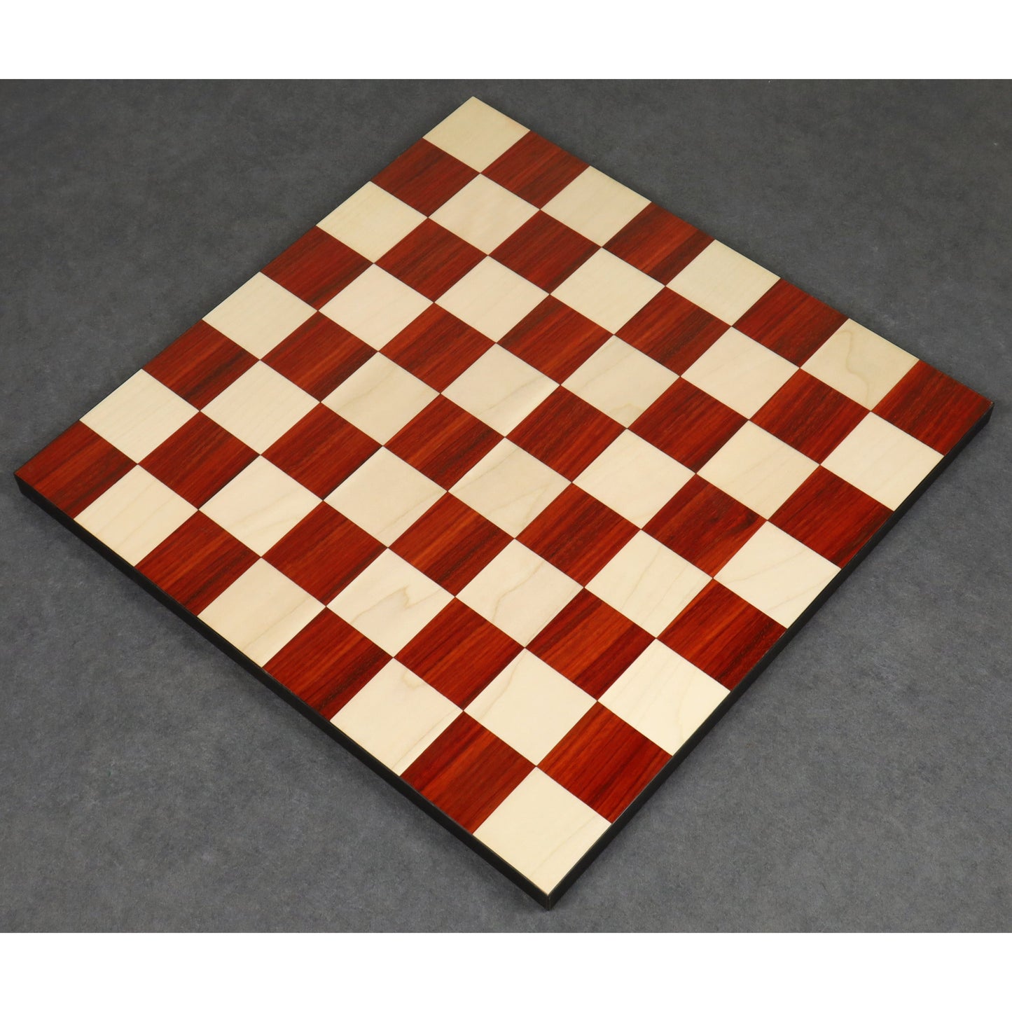 Borderless Chess board - 55 mm Square - Bud Rosewood & Maple Wood - 17.7 inch