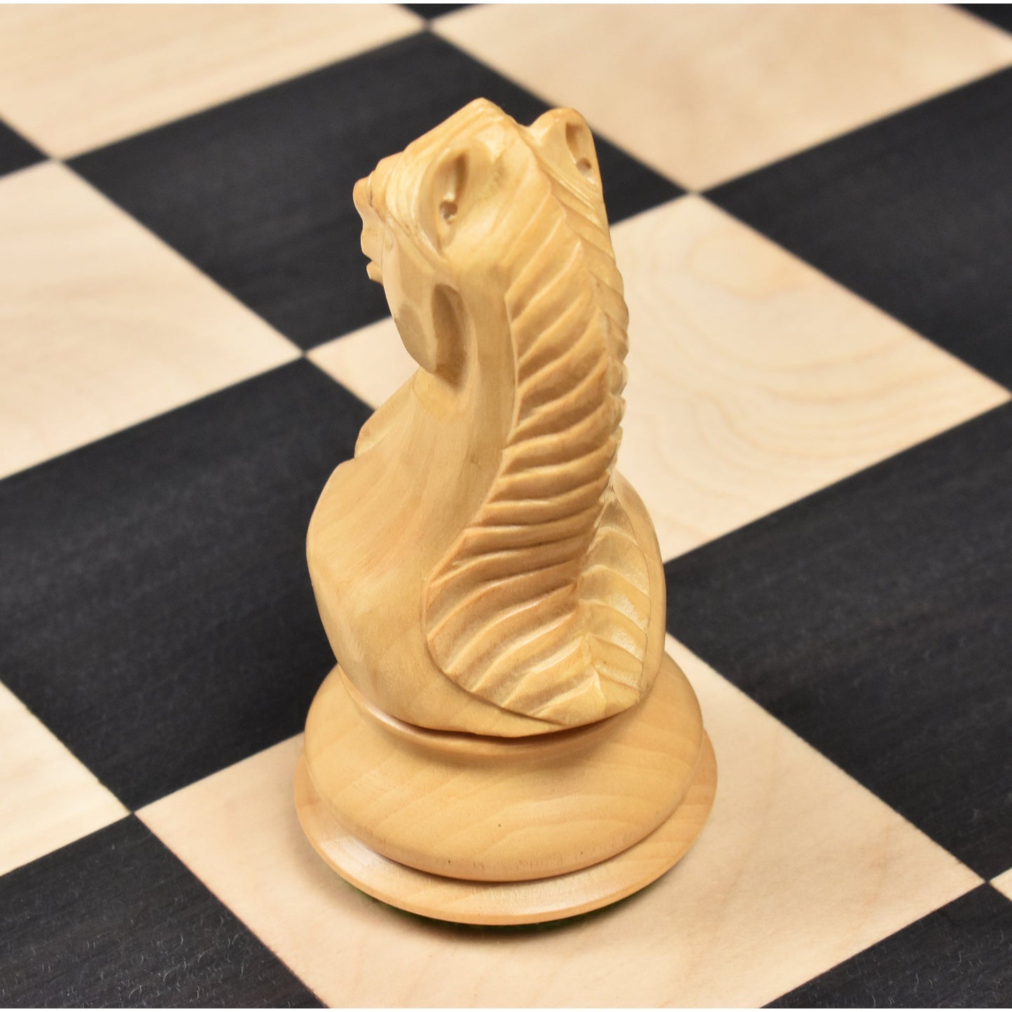 4" Majestic Series Staunton Chess Set- Chess Pieces Only-Double Weight Ebonised boxwood