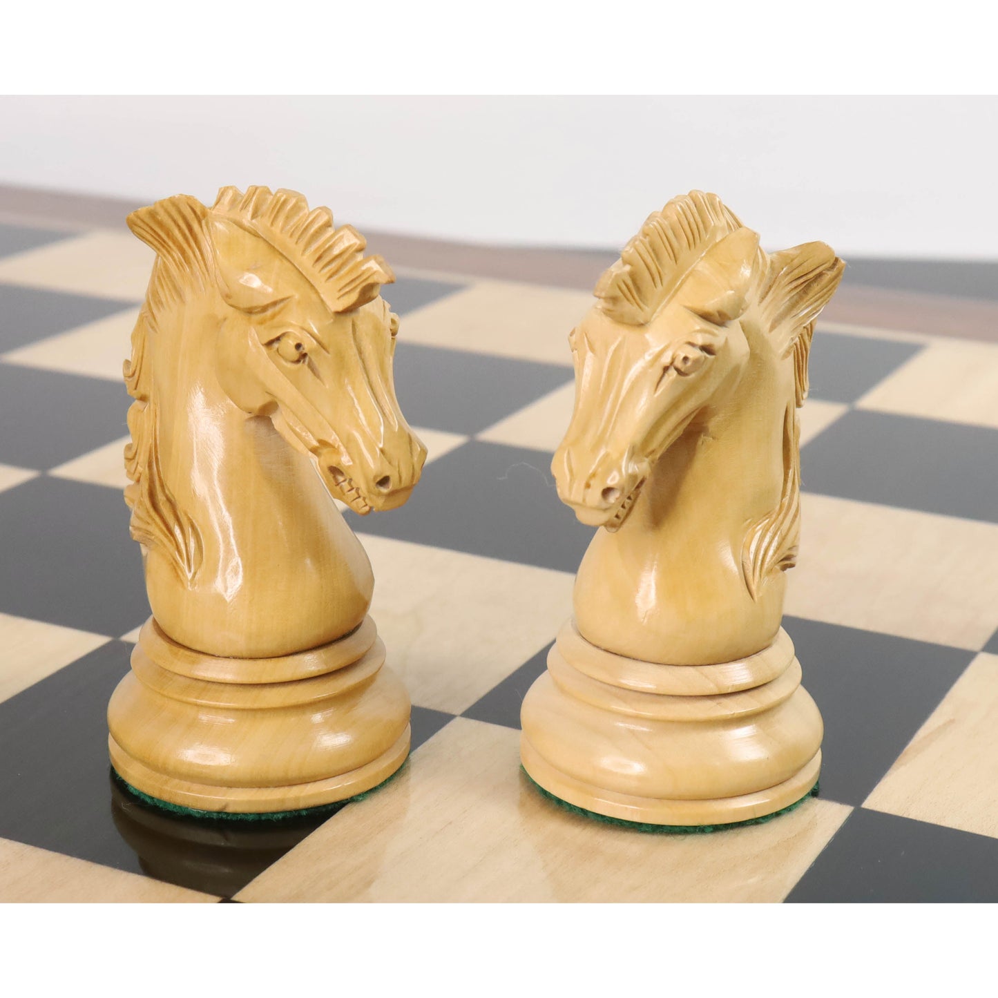 Combo of Alexandria Luxury Staunton Triple Weighted Chess set - Pieces in Ebony Wood with 23inches Chessboard and Storage Box