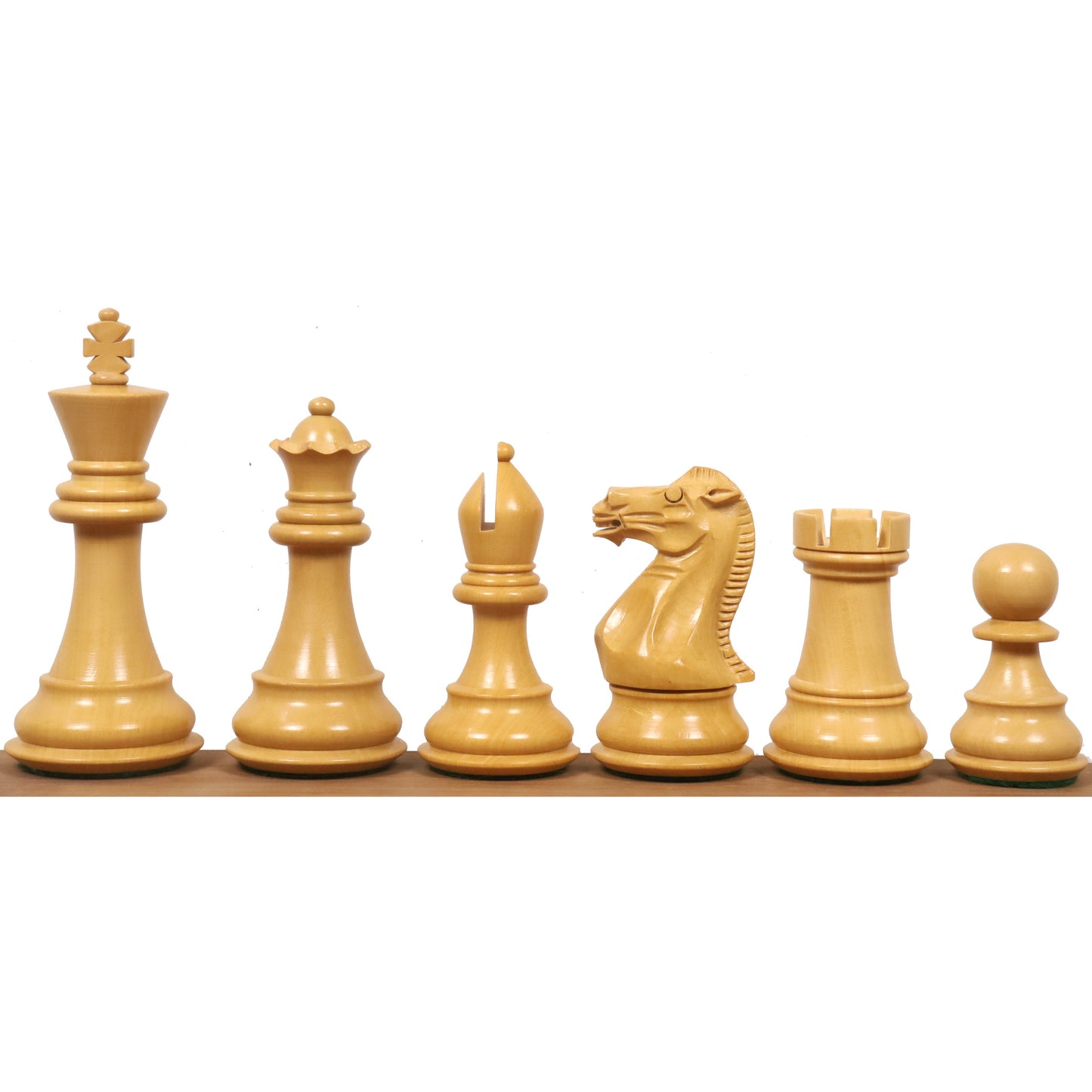 Combo of 3.9" Professional Staunton Chess Set - Pieces in Bud Rosewood With Board and Box
