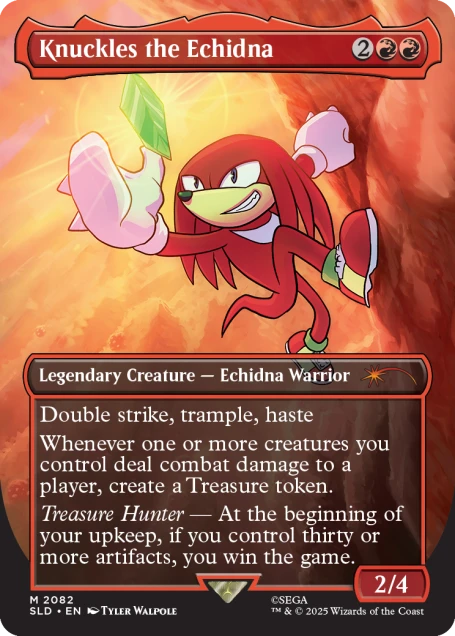 Magic the Gathering CCG: Secret Lair Sonic - Friends and Foes Regulare/Non-Foil