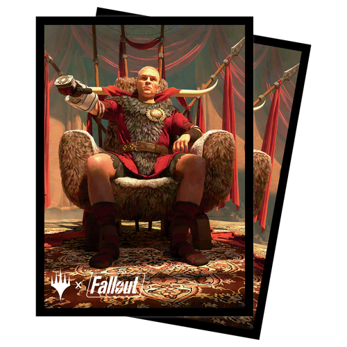 ULTRA PRO: MAGIC THE GATHERING: UNIVERSES BEYOND: FALLOUT: 100CT DECK PROTECTOR SLEEVES D