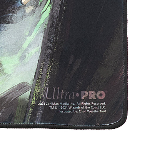 Ultra-Pro: Magic The Gathering: Universes Beyond: Fallout: Black Stitched Mysterious Stranger(Playmat Y)