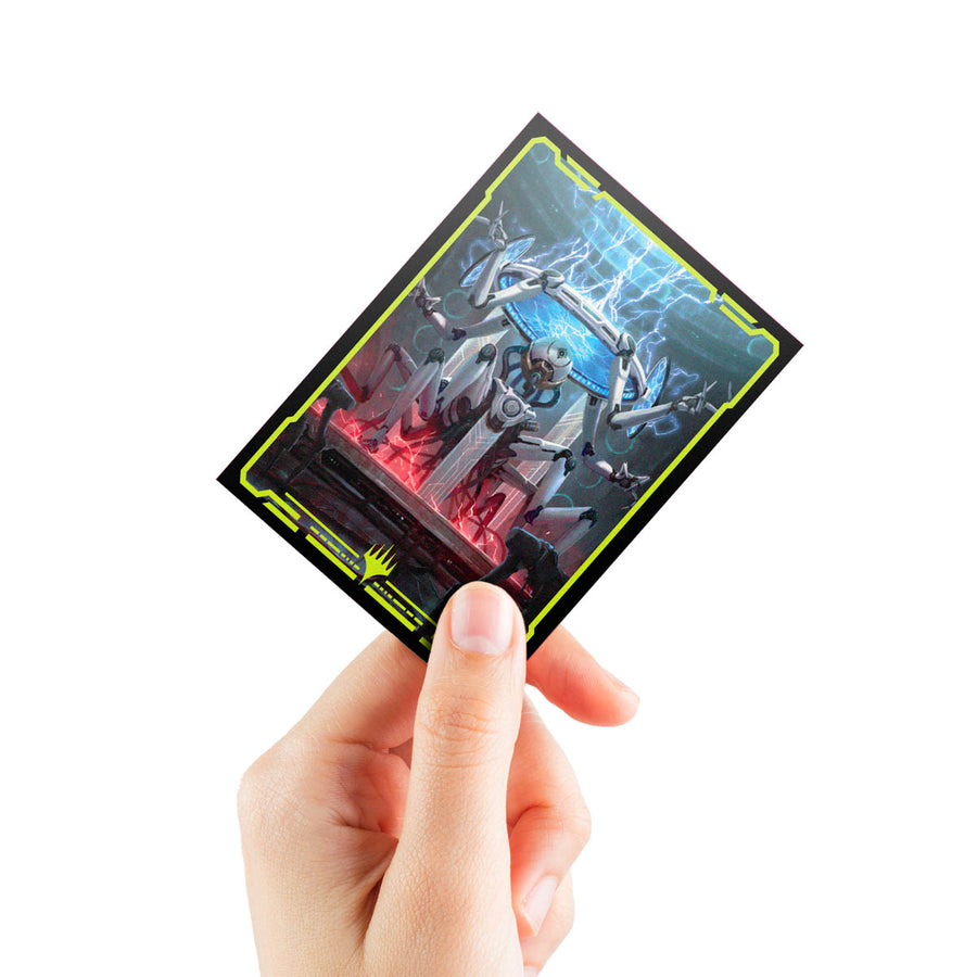 Magic the Gathering CCG: Edge of Eternities 100ct Deck Protector Sleeves in Clear Box Commander A