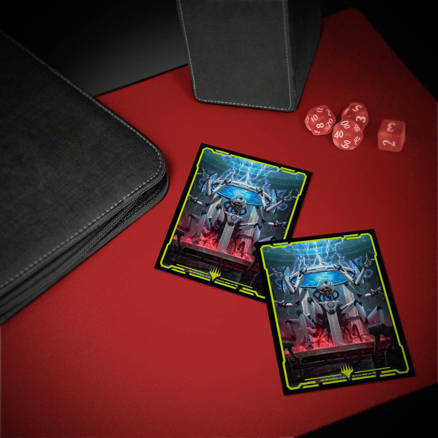 Magic the Gathering CCG: Edge of Eternities 100ct Deck Protector Sleeves in Clear Box Commander A