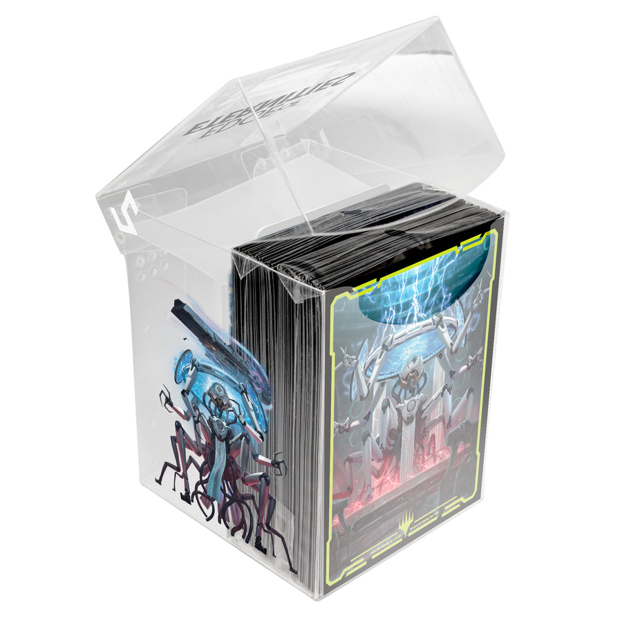 Magic the Gathering CCG: Edge of Eternities 100ct Deck Protector Sleeves in Clear Box Commander A