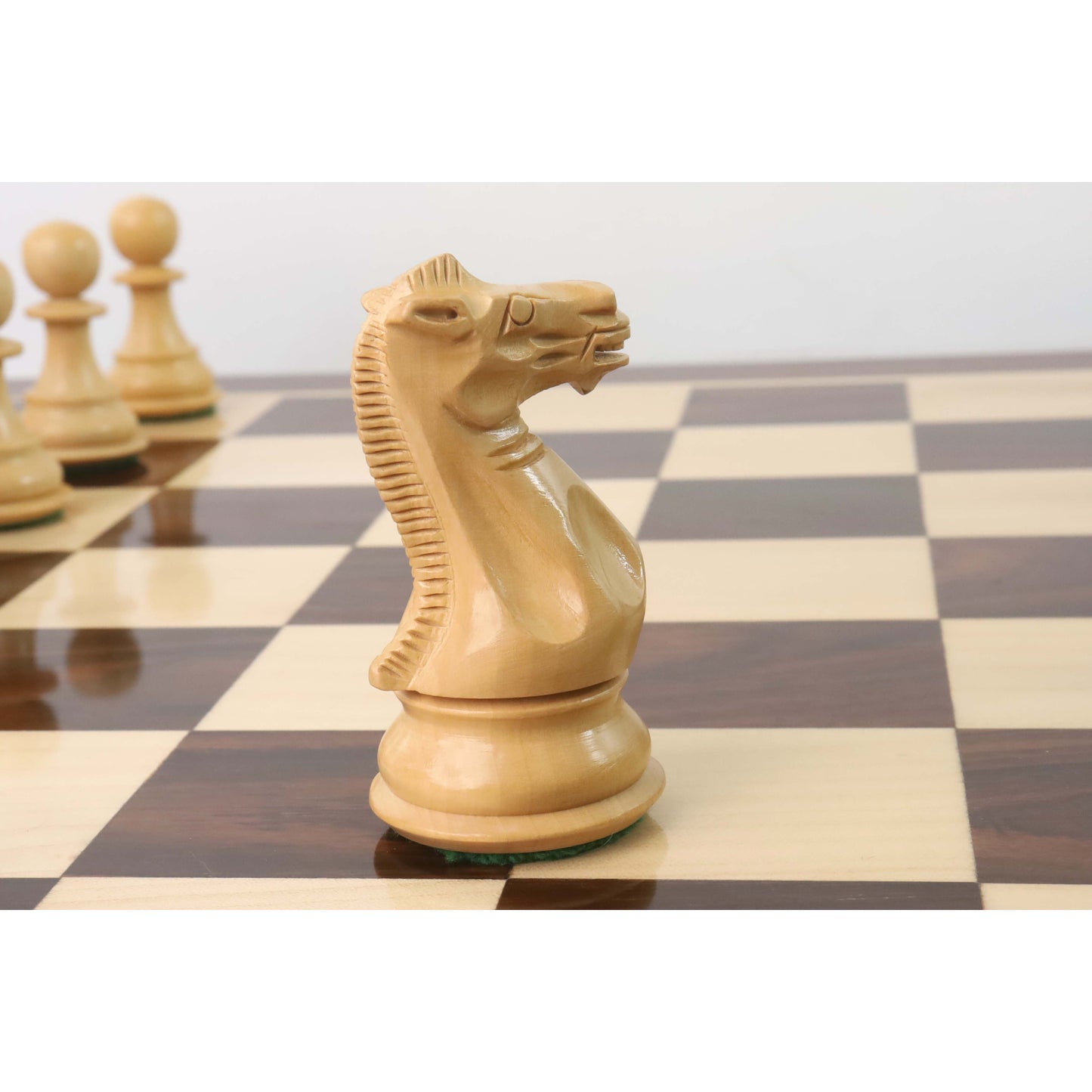 4.1" Pro Staunton Wooden Chess Set- Chess Pieces Only - Weighted Rose wood