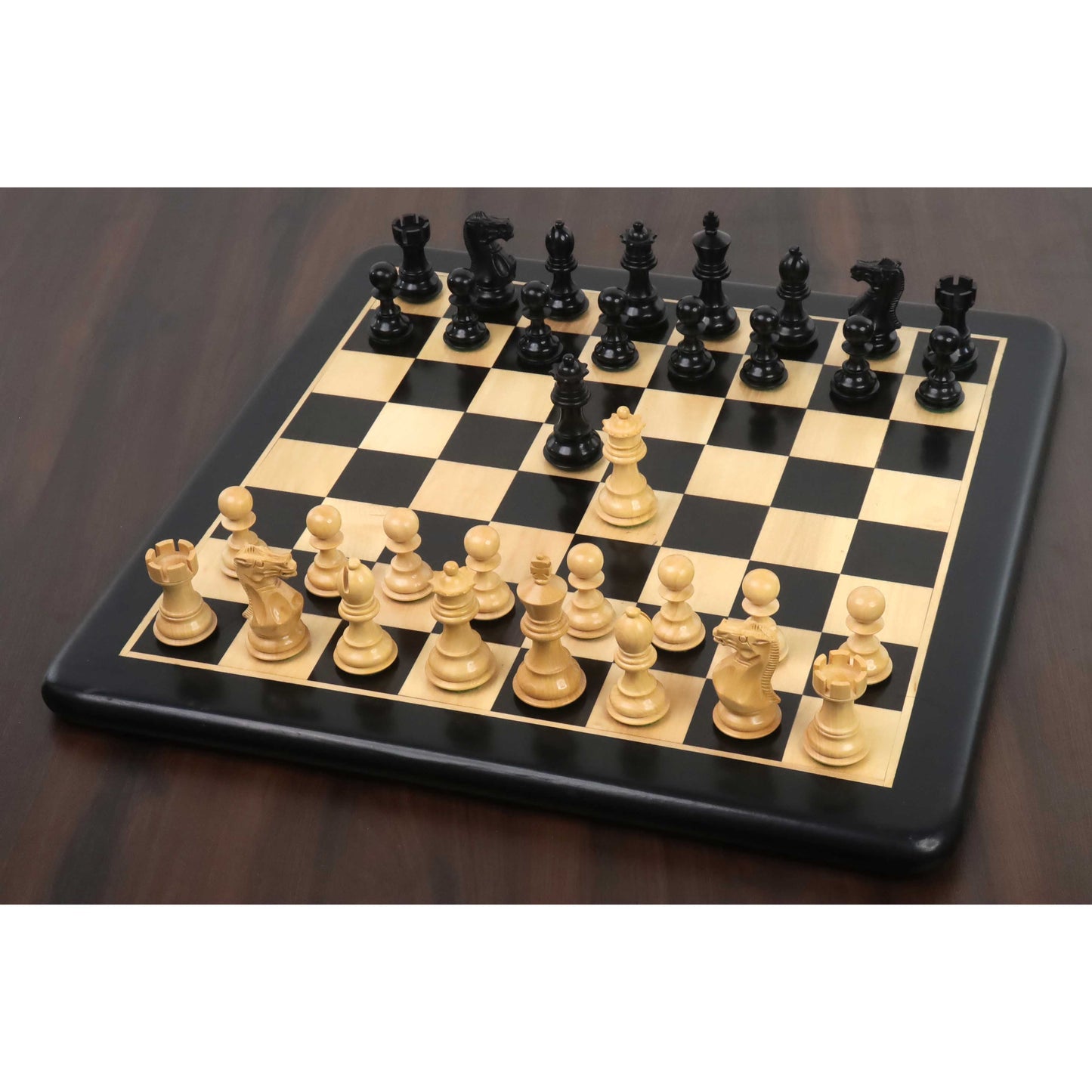 Slightly Imperfect 3.1" Pro Staunton Luxury Chess Set- Chess Pieces Only - Triple Weighted Ebony Wood