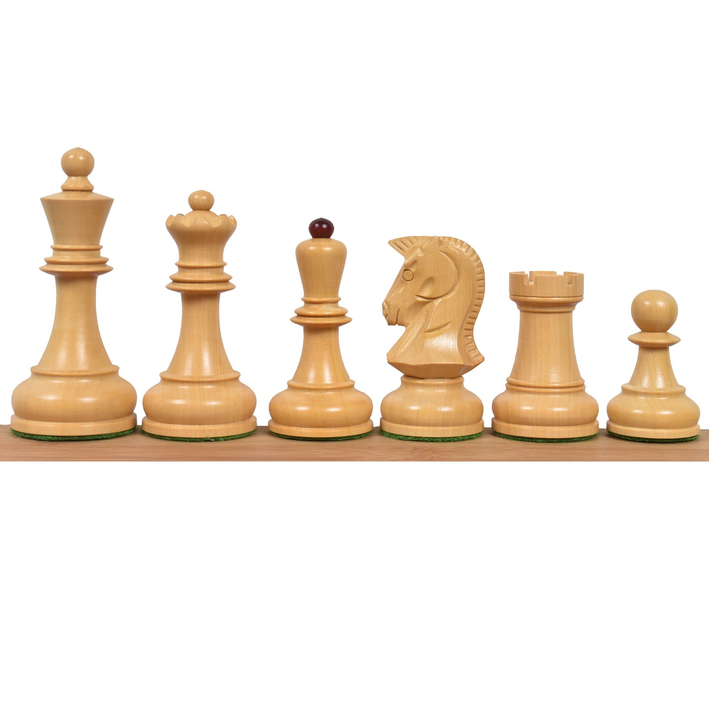 1970s' Dubrovnik Chess Set- Chess Pieces Only-Triple Weighted Bud Rosewood- 3.8" King