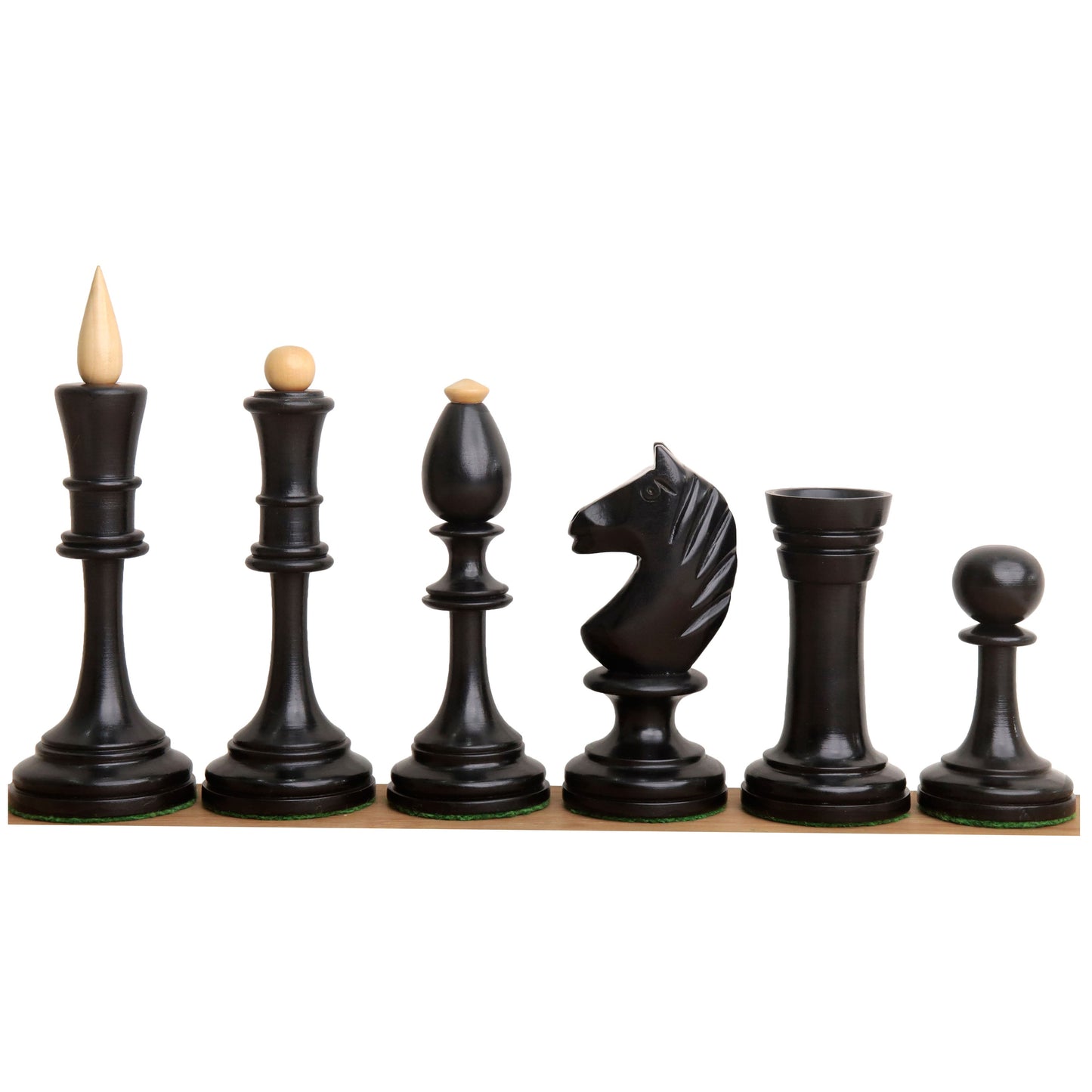 4.8" Averbakh Soviet Russian Chess Pieces Only Set- Double Weighted Boxwood