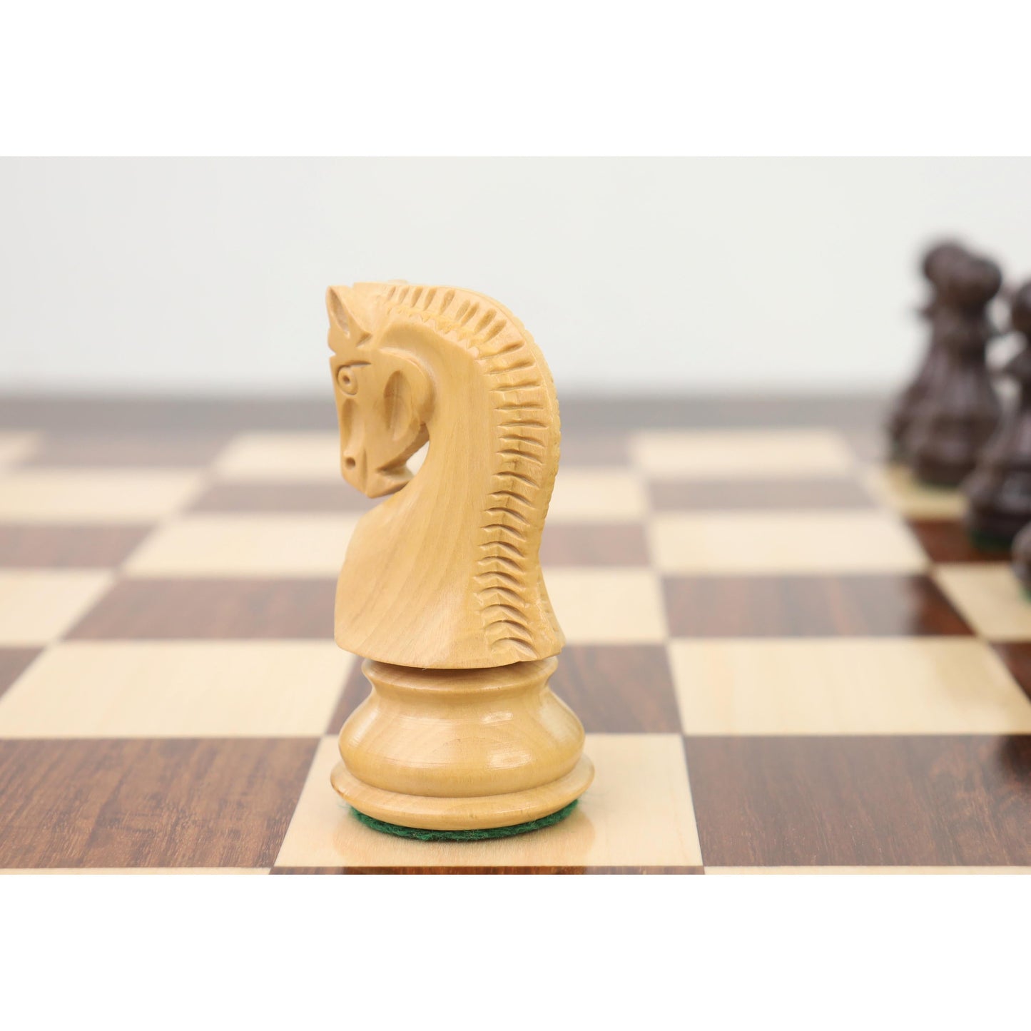 3.9" Russian Zagreb 59' Chess Set- Chess Pieces Only - Double Weighted Rose Wood