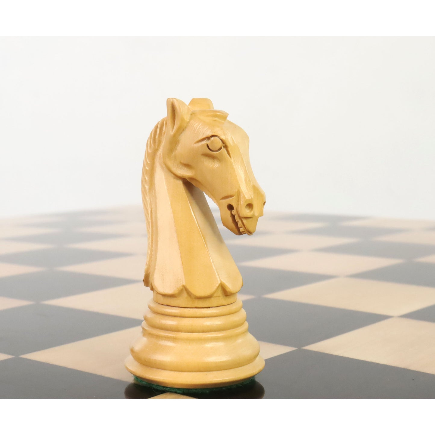 3.9" New Columbian Staunton Chess Set- Chess Pieces Only - Bud Rosewood - Double Weighted