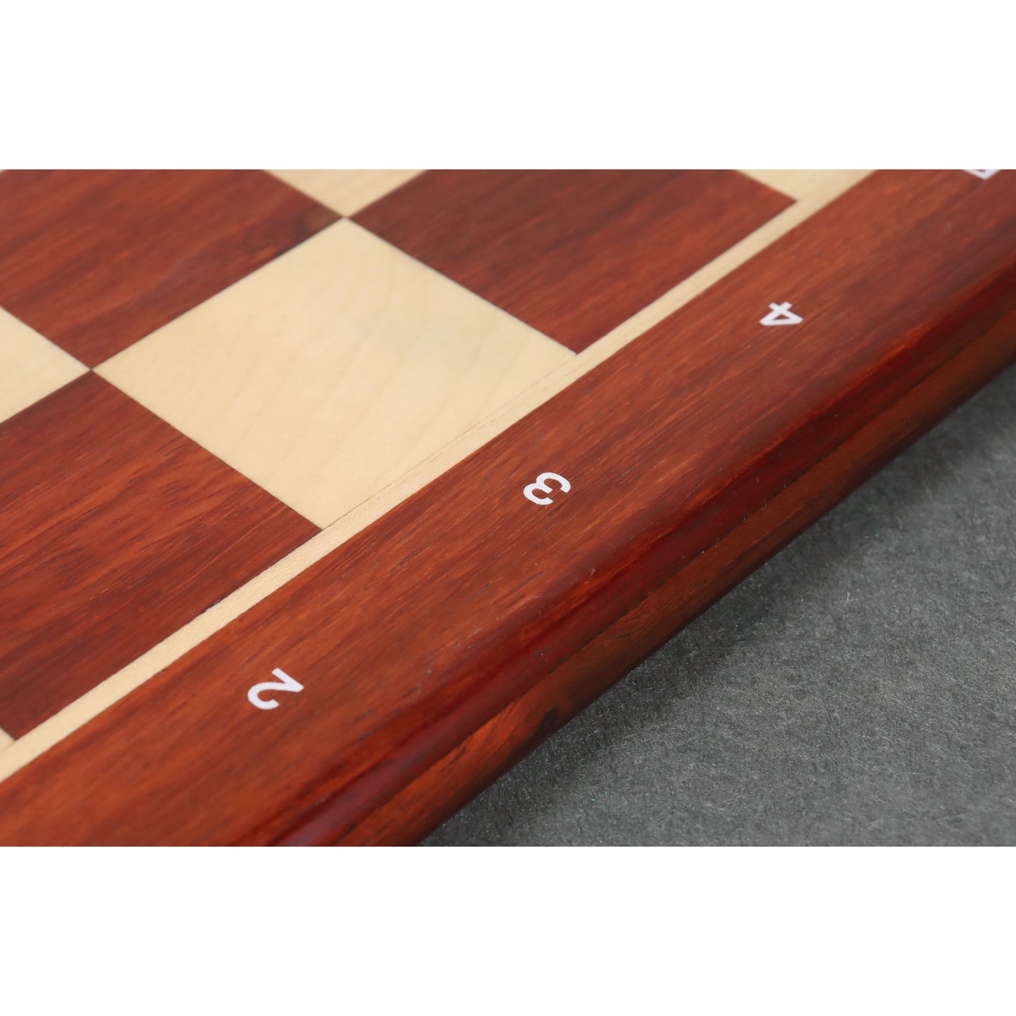 19″ Bud Rosewood & Maple Wood Chess board – 50 mm Square- Algebraic Notations